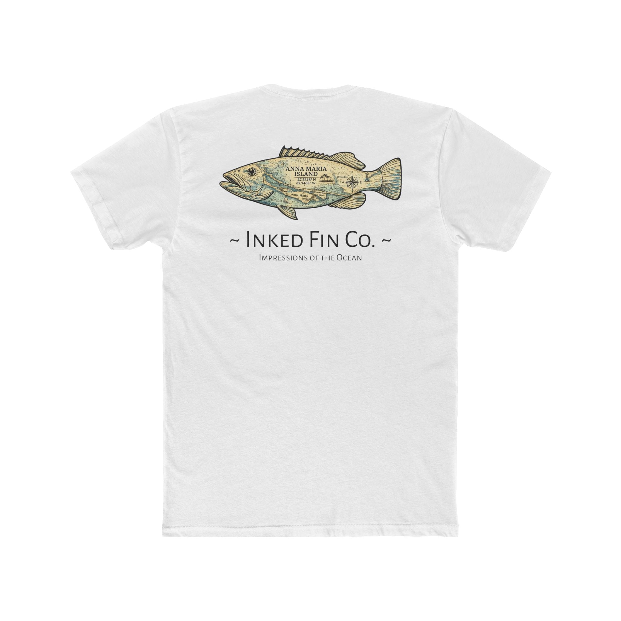Chart Grouper — Inked Fin Co. Graphic Crew Tee