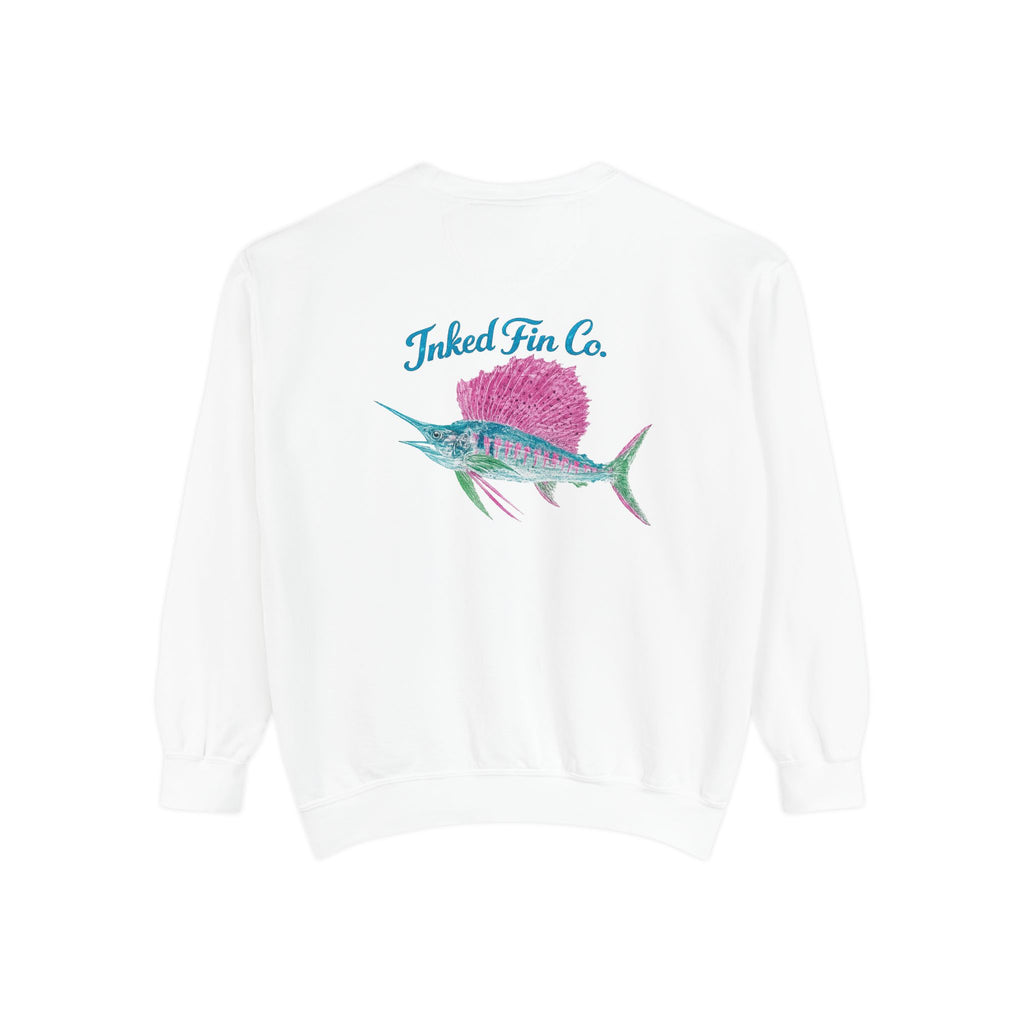 Tropical Sailfish Impressions Crewneck