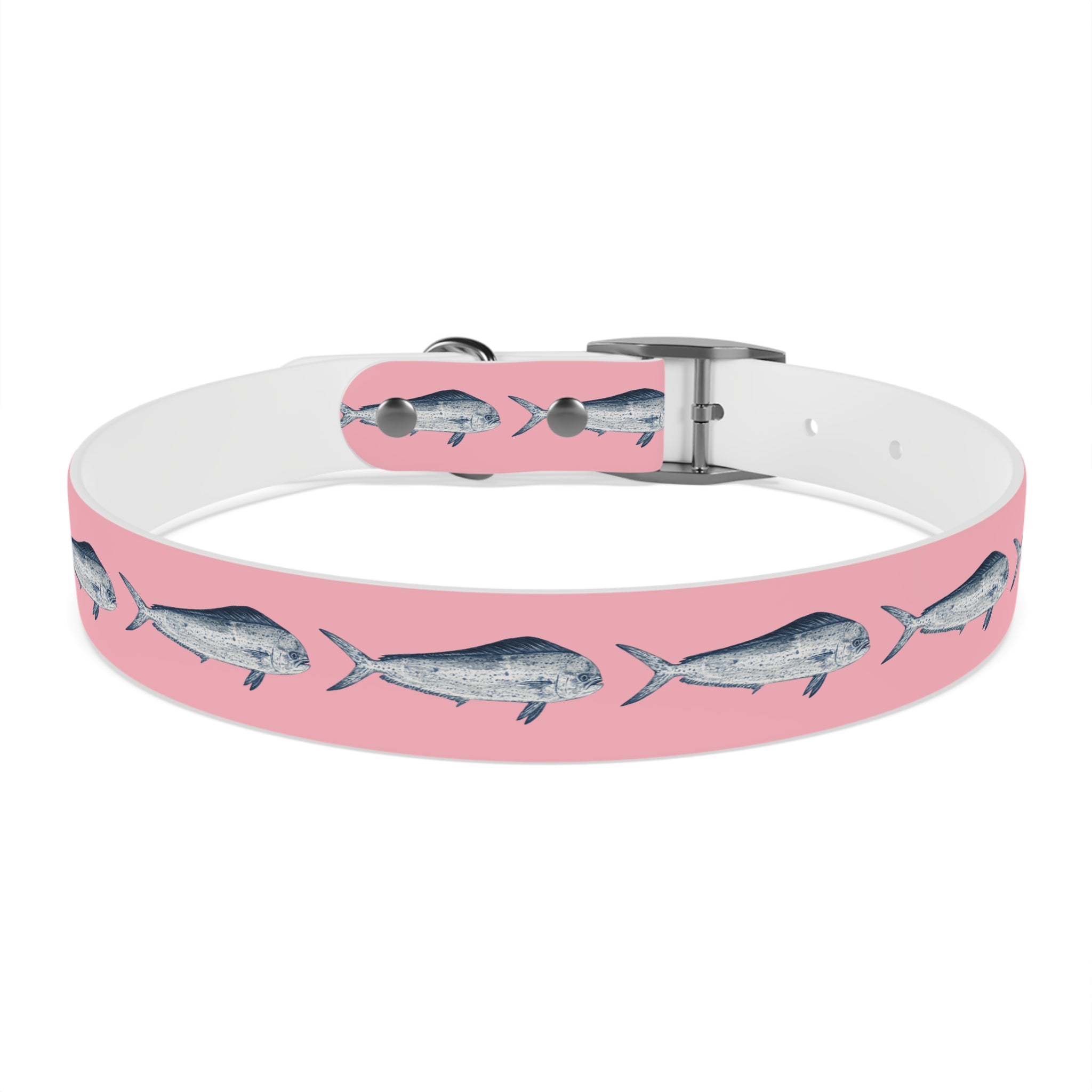 Mahi Gyotaku-Inspired Pet Collar