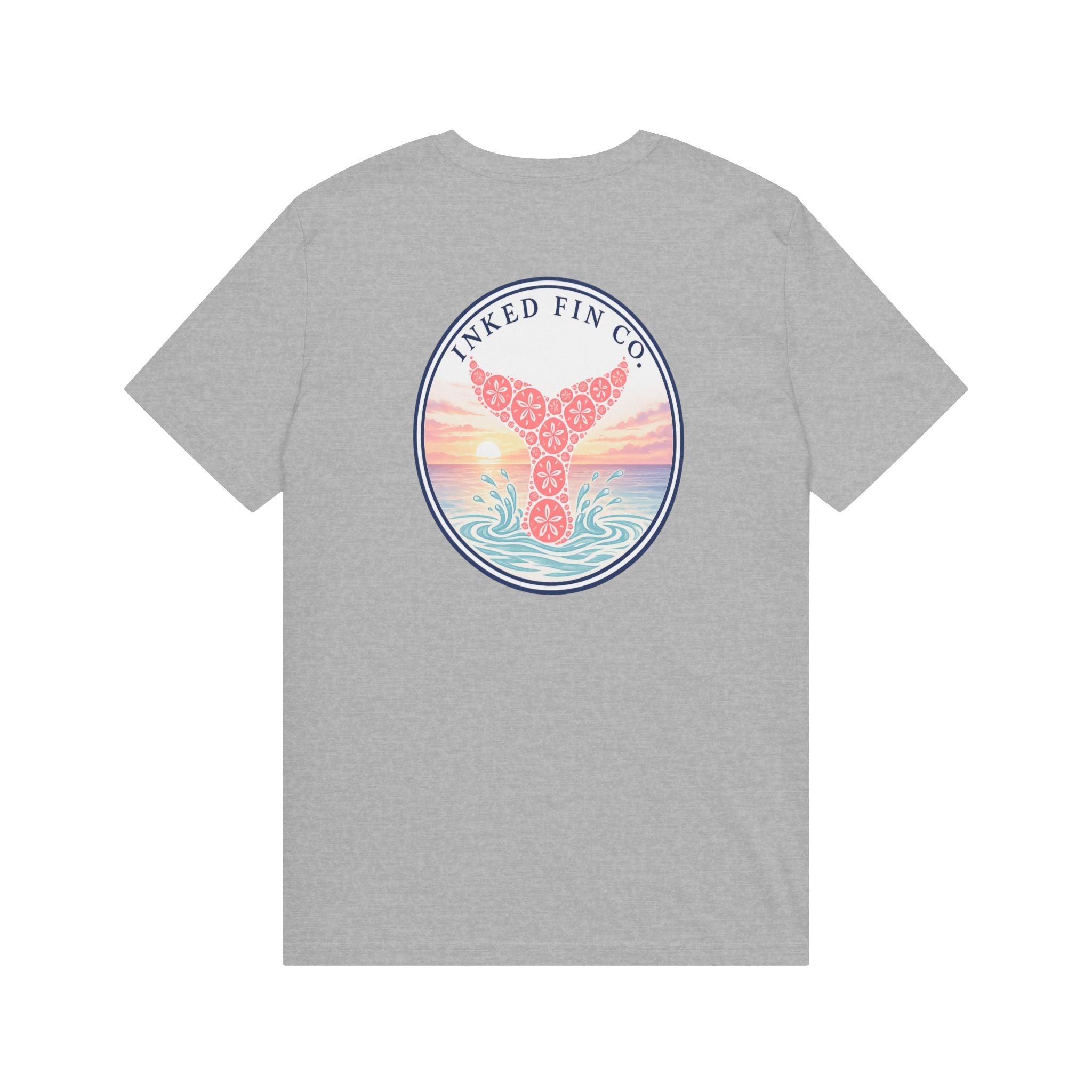Inked Fin Co. Whale Tail Sunset Graphic Tee