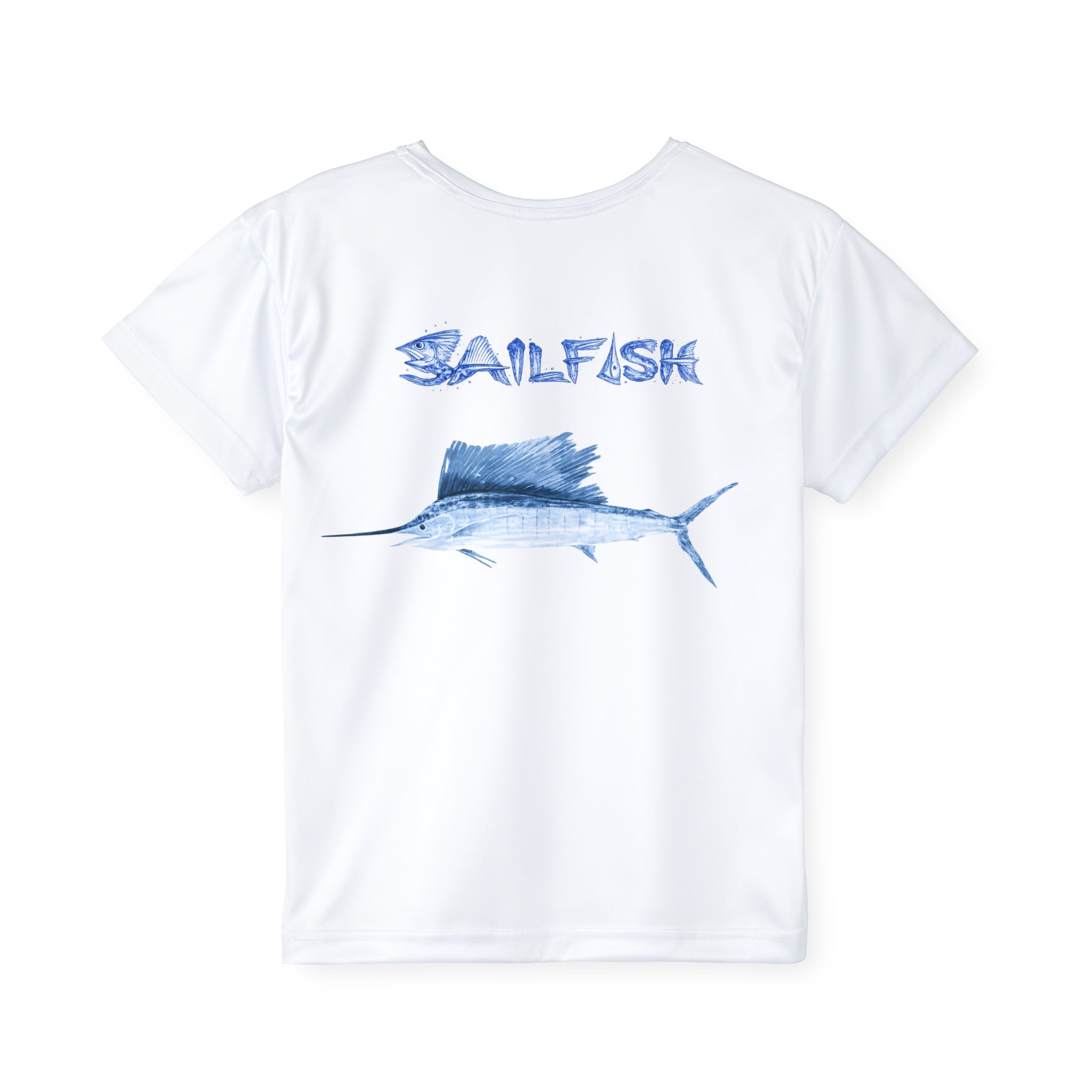 Sailfish Gyotaku Coastal Performance Tee