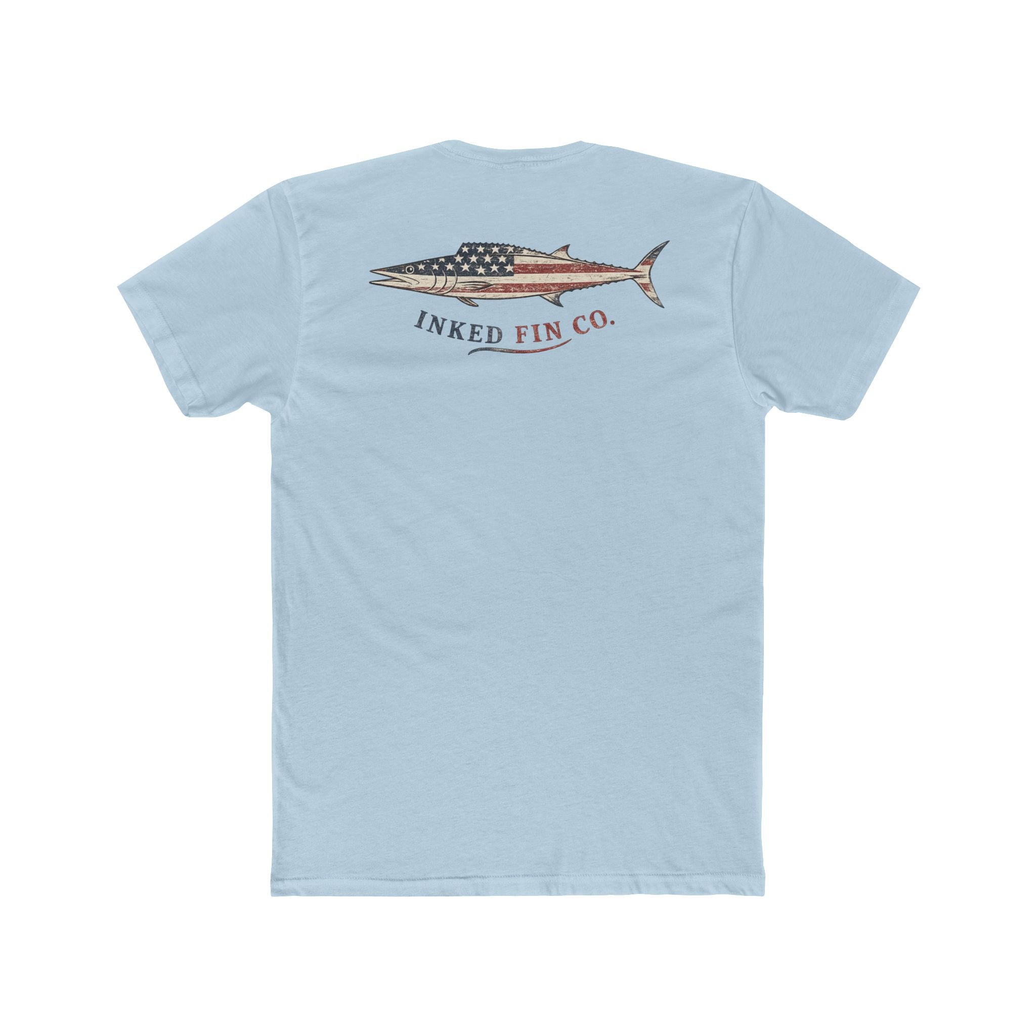 Wahoo Freedom — Inked Fin Co. Graphic Crew Tee