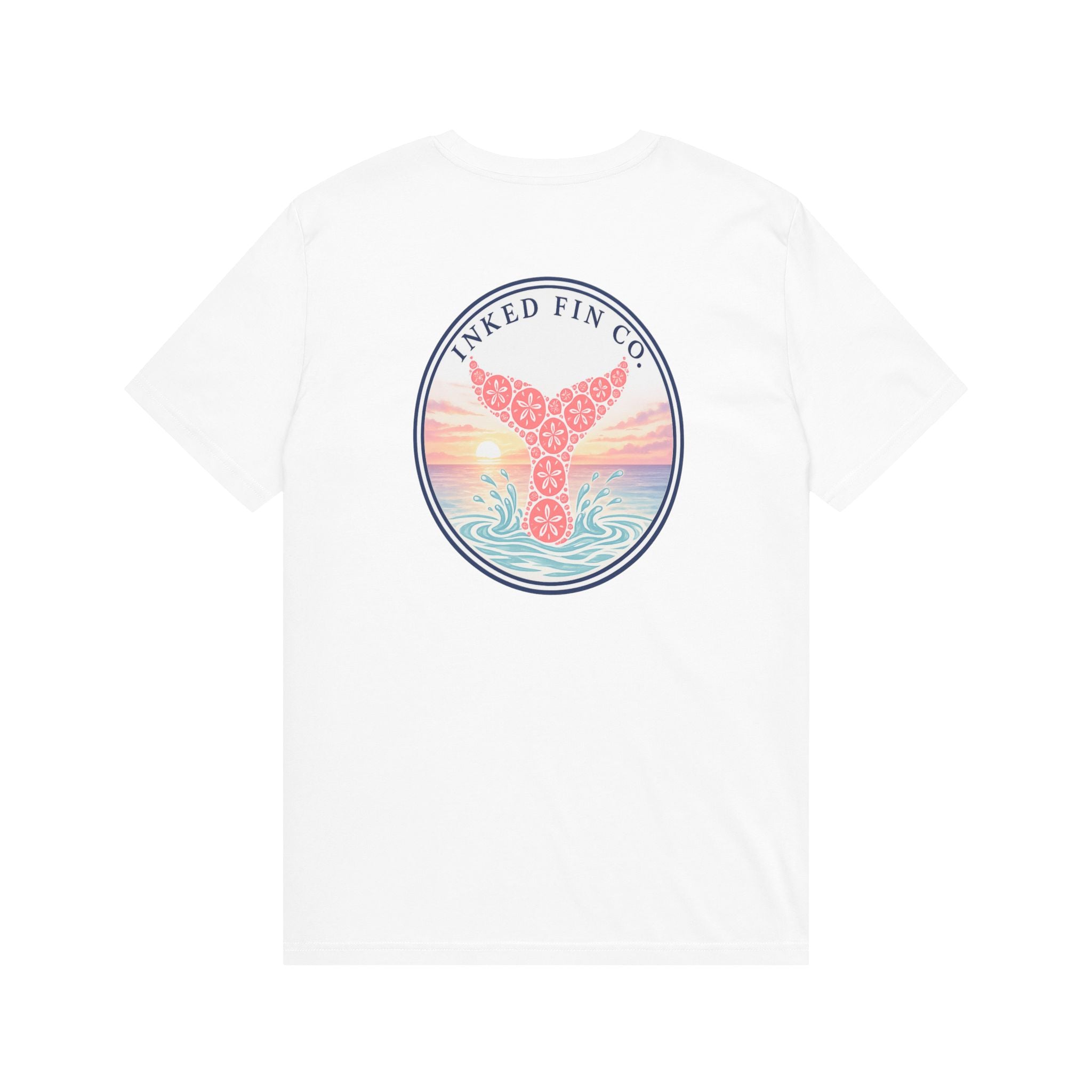 Inked Fin Co. Whale Tail Sunset Graphic Tee