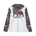 Coastal Tribal - Red & Black with Sleeves and Hood