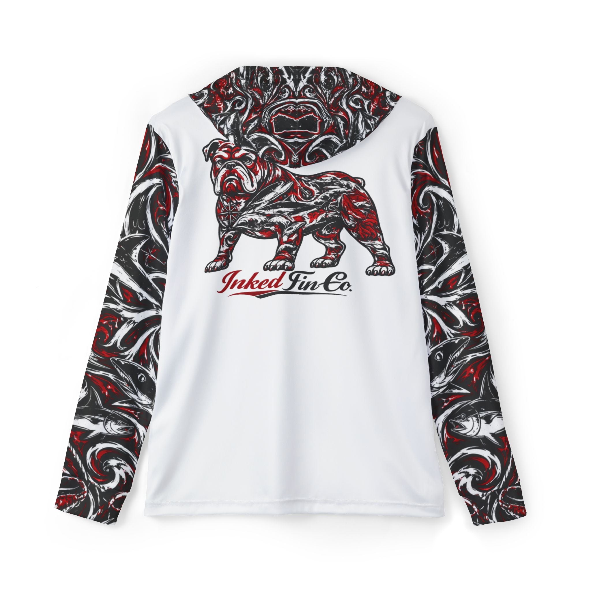 Coastal Tribal - Red & Black with Sleeves and Hood