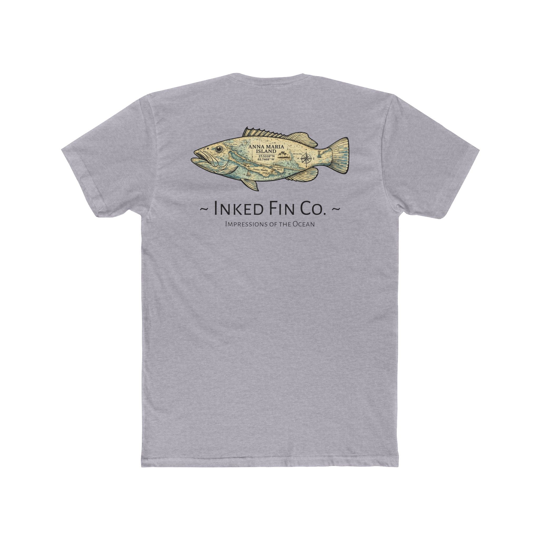 Chart Grouper — Inked Fin Co. Graphic Crew Tee