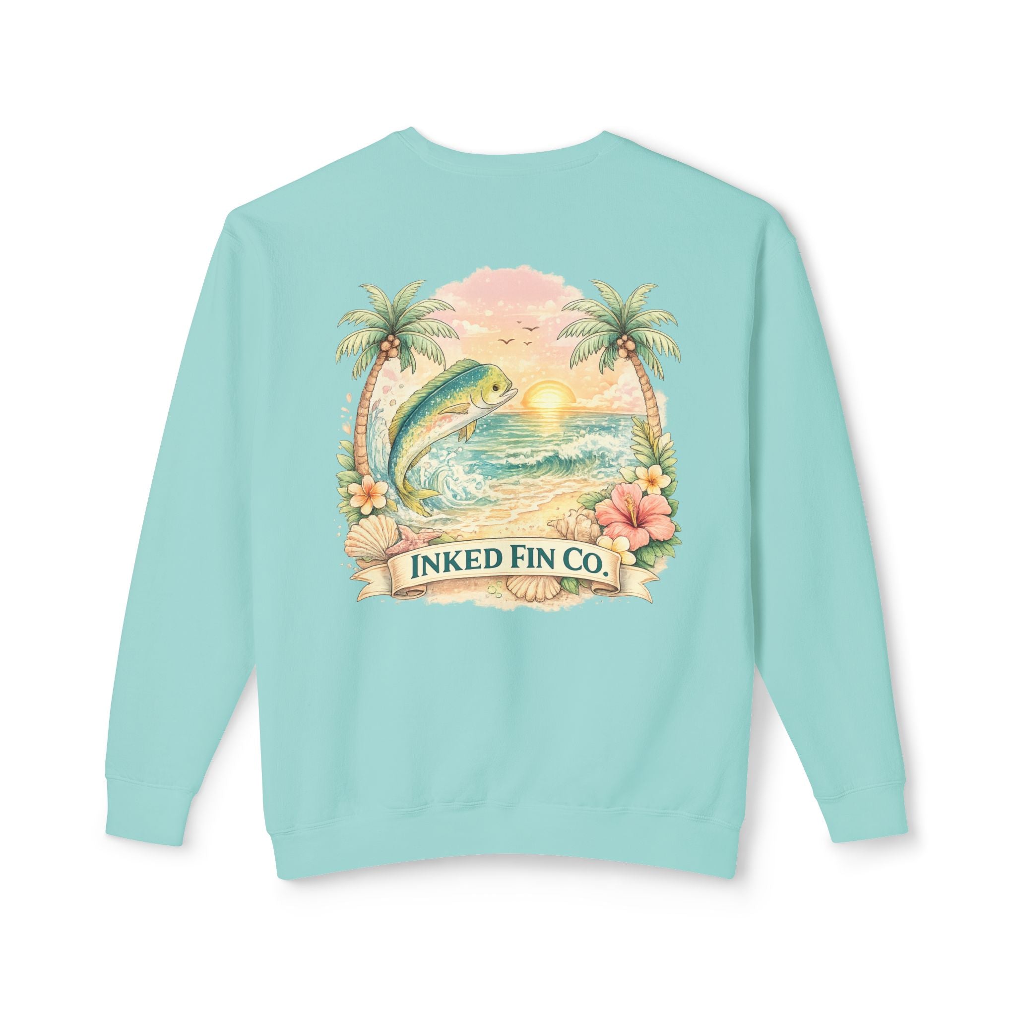 Tropical Mahi Sweatshirt — Sunset Palm Beach Crewneck