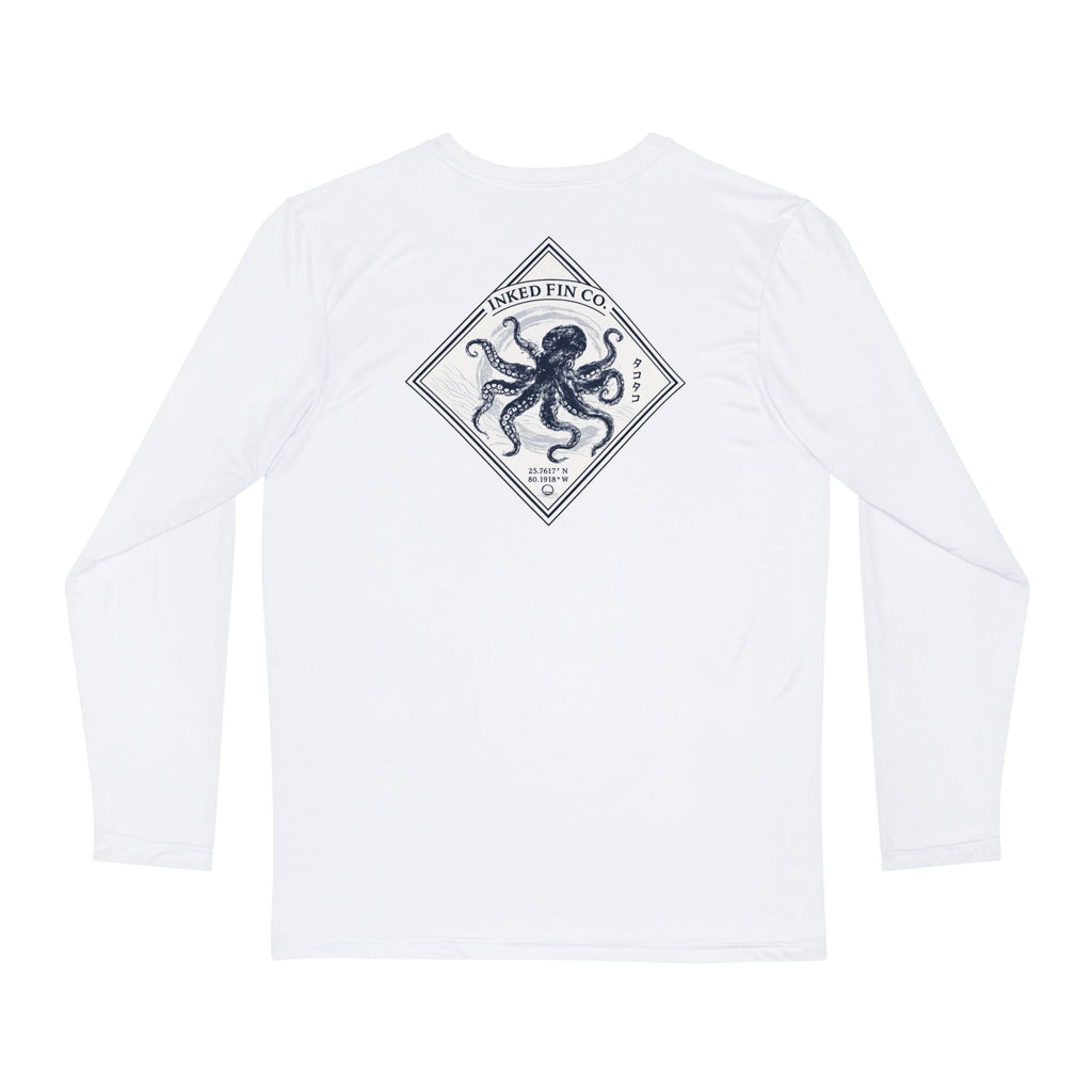 Octopus Gyotaku-Inspired Performance Long Sleeve