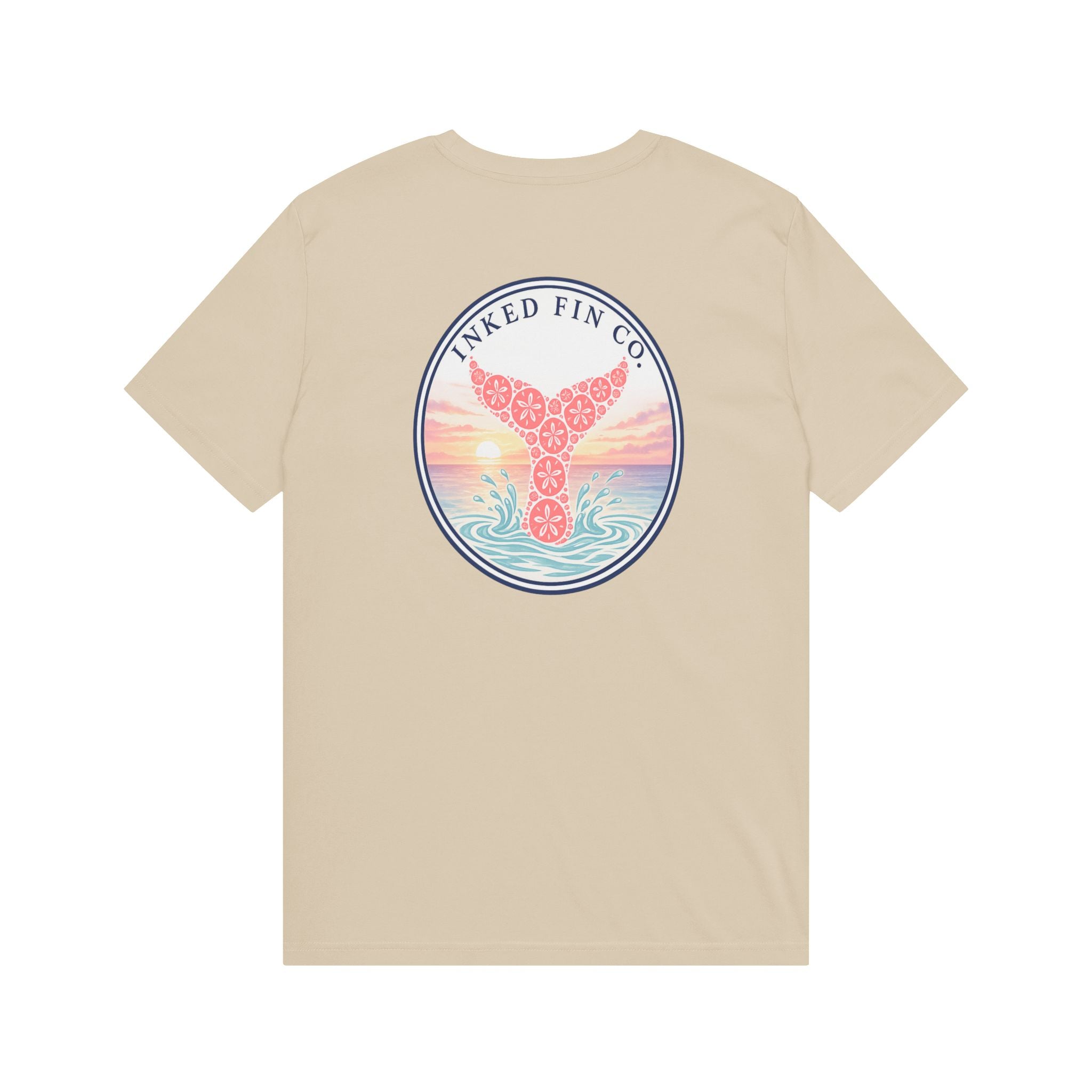 Inked Fin Co. Whale Tail Sunset Graphic Tee