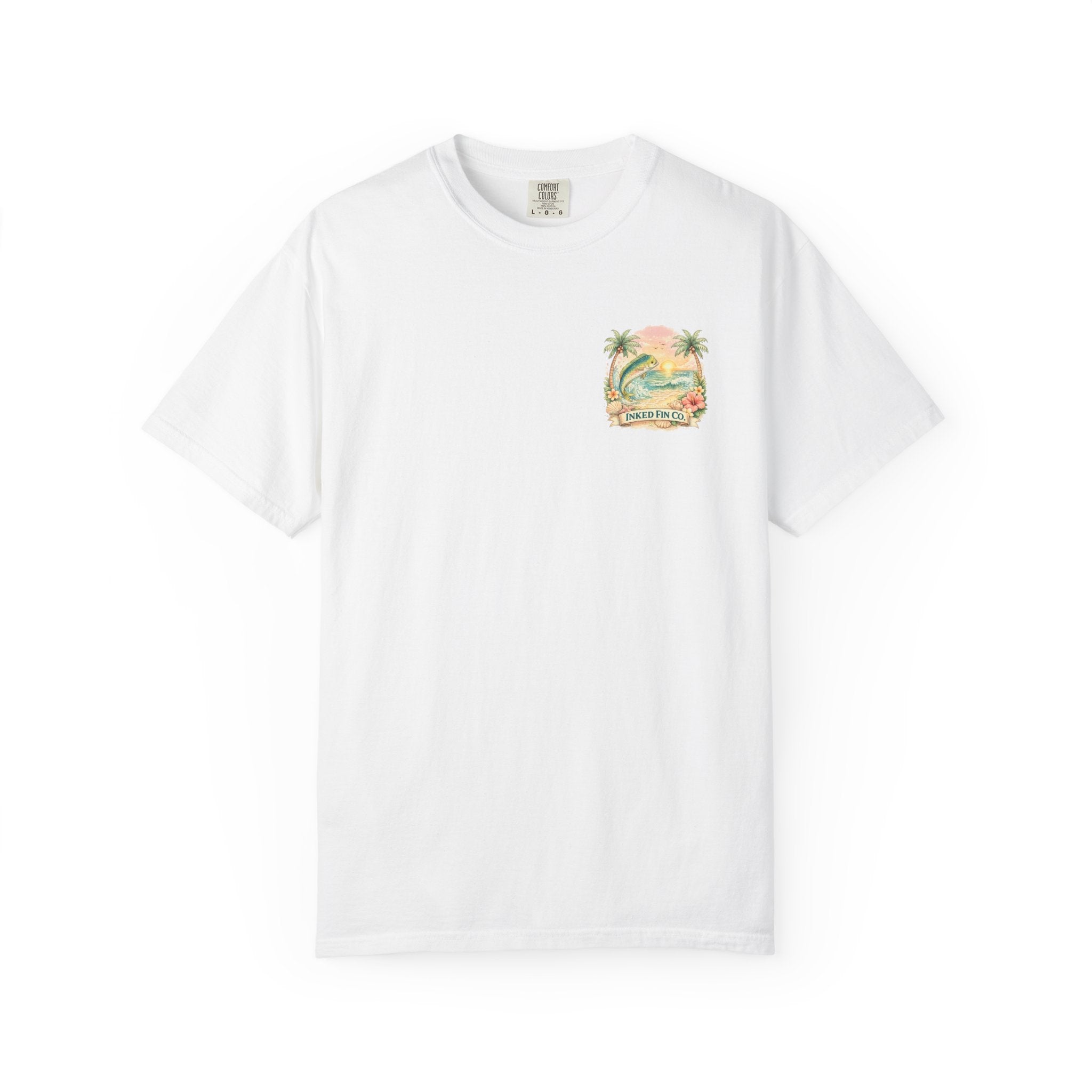 Tropical Surf Fish Graphic "Inked Fin Co." | Beach Vacation Tee