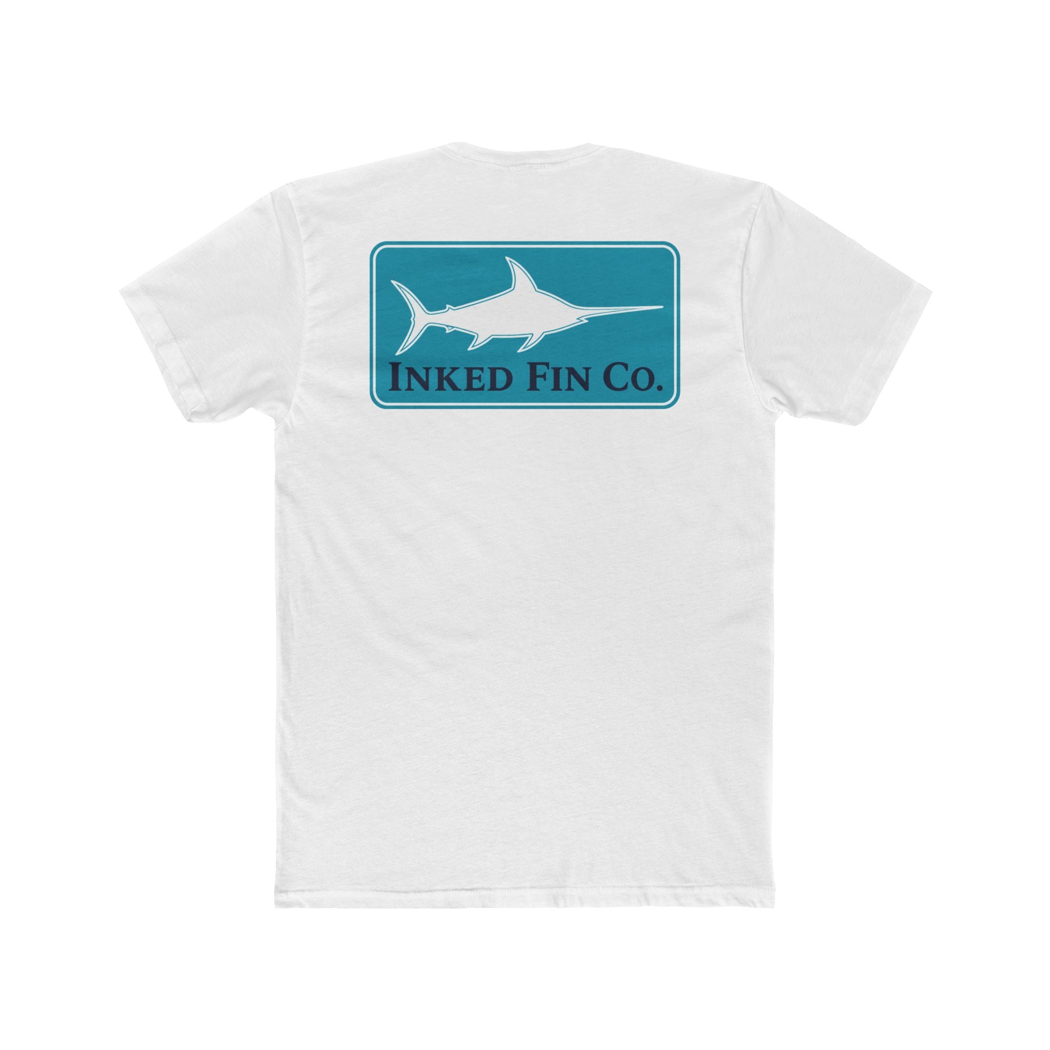 Swordfish Coastal Badge — Inked Fin Co. Graphic Crew Tee
