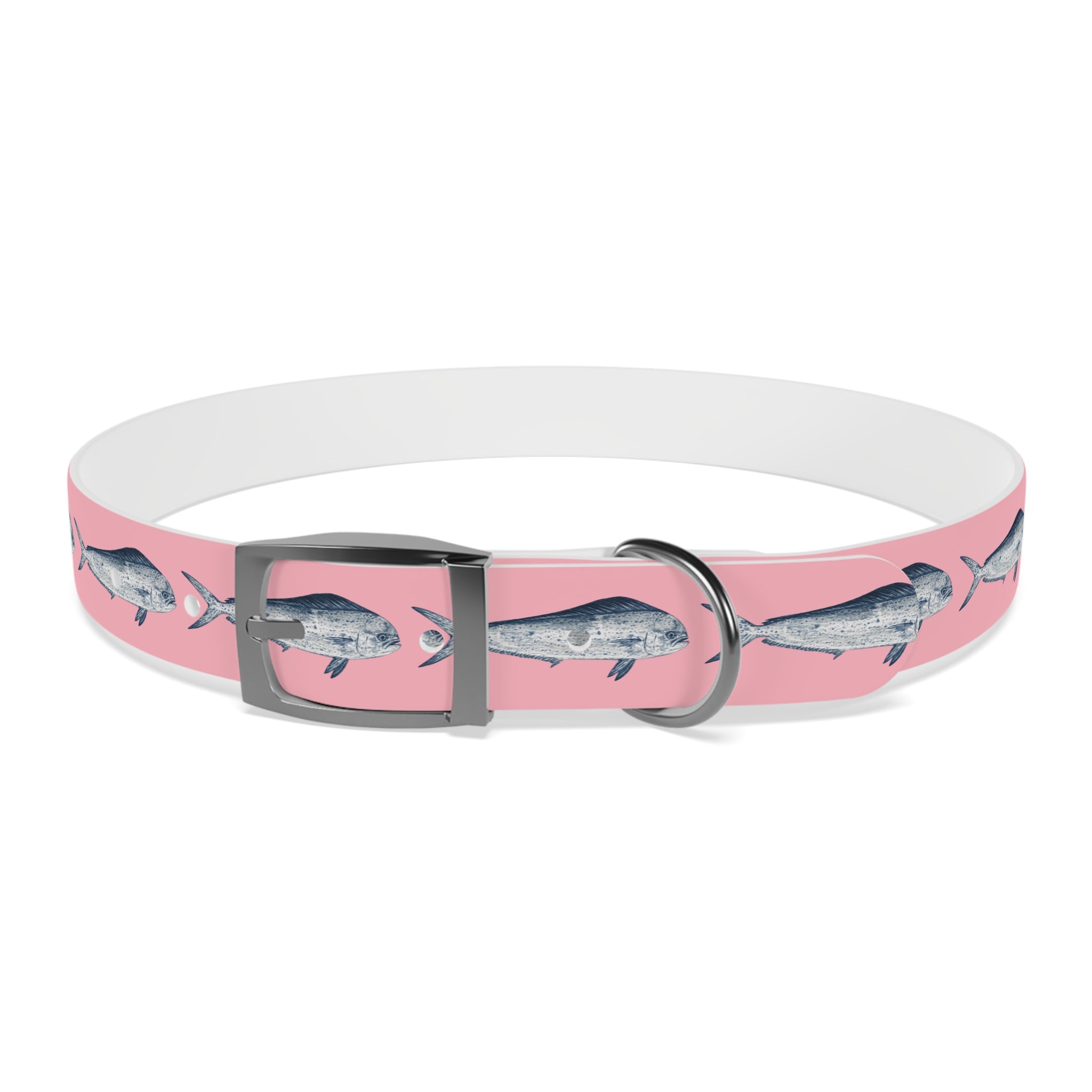 Mahi Gyotaku-Inspired Pet Collar