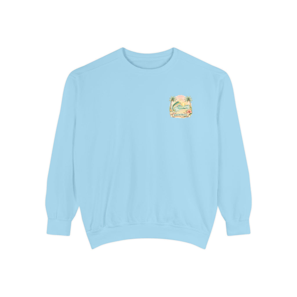 Tropical Mahi Sweatshirt — Sunset Palm Beach Crewneck