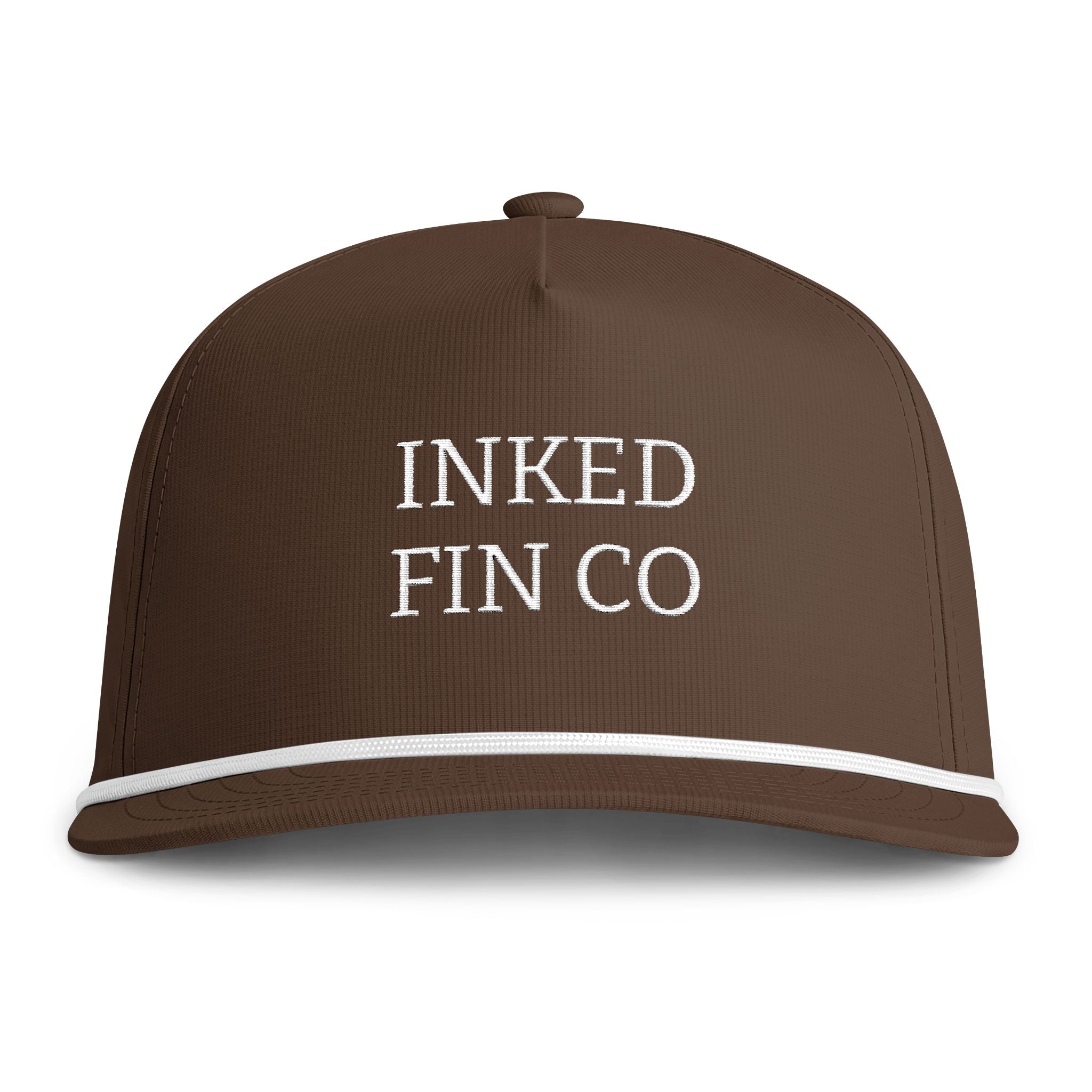 Inked Fin Co. Classic Coastal Sunwashed Rope Cap