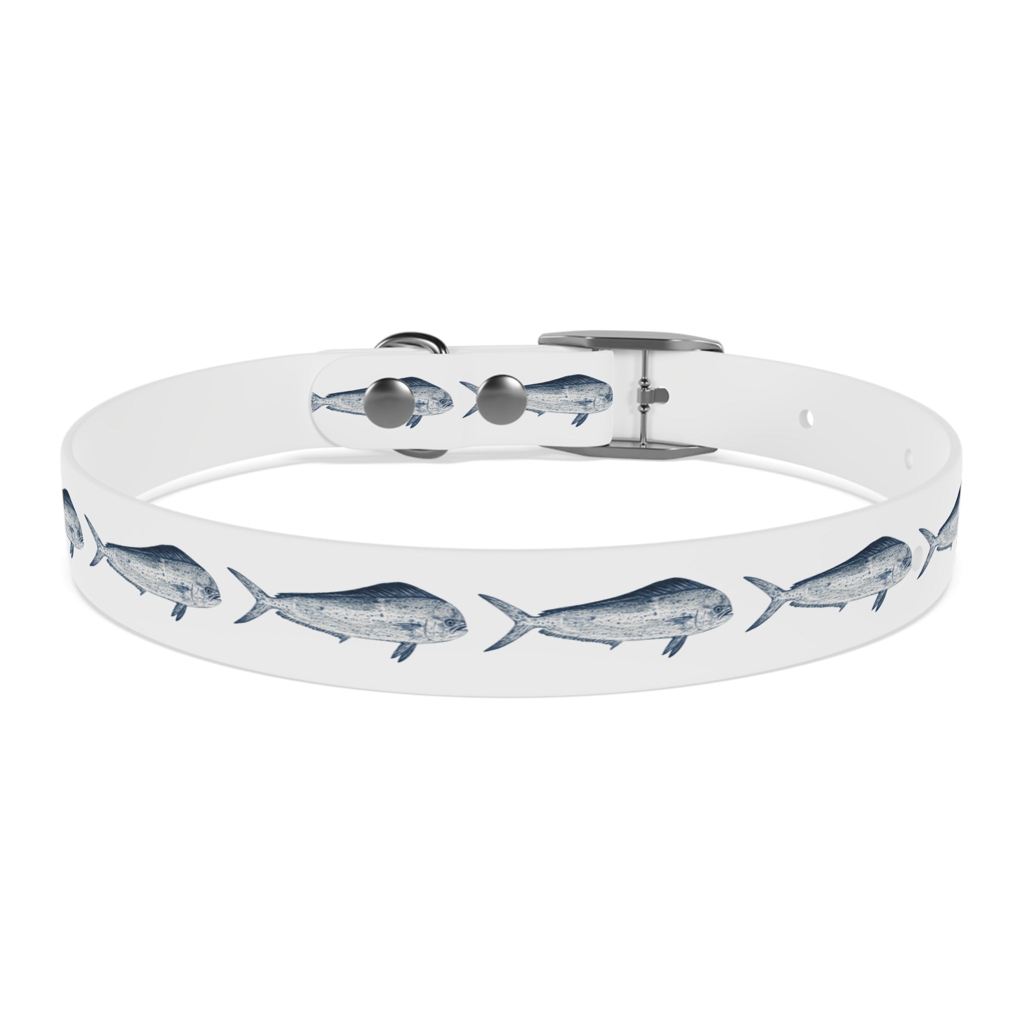 Mahi Gyotaku-Inspired Pet Collar