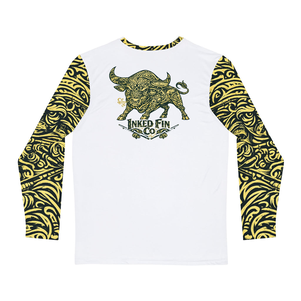 Coastal Tribal - Emerald Charge Long Sleeve with Sleeve Pattern