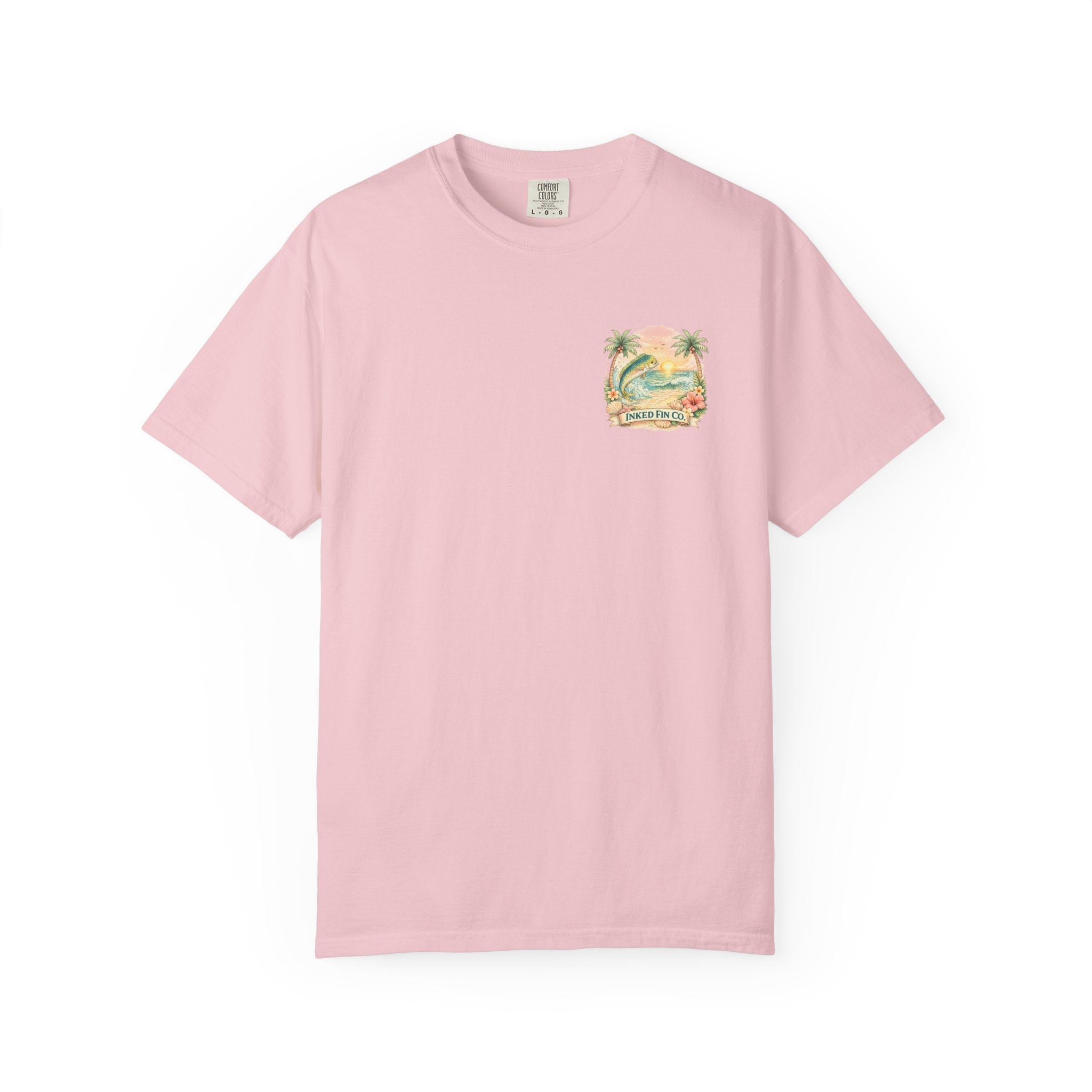 Tropical Surf Fish Graphic "Inked Fin Co." | Beach Vacation Tee