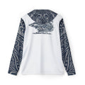 Coastal Tribal - Navy Blue & Gray with Sleeves and Hood