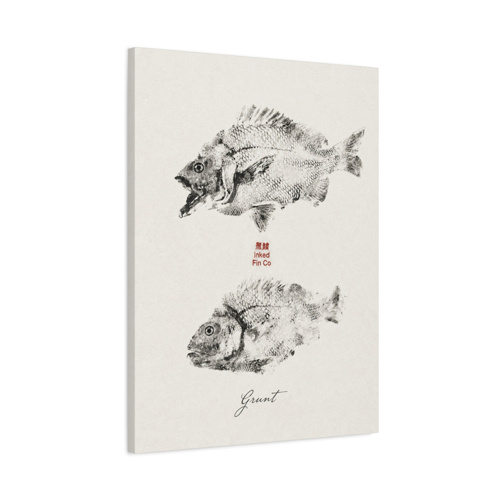 Grunt — An Original Inked Fin Co. Gyotaku
