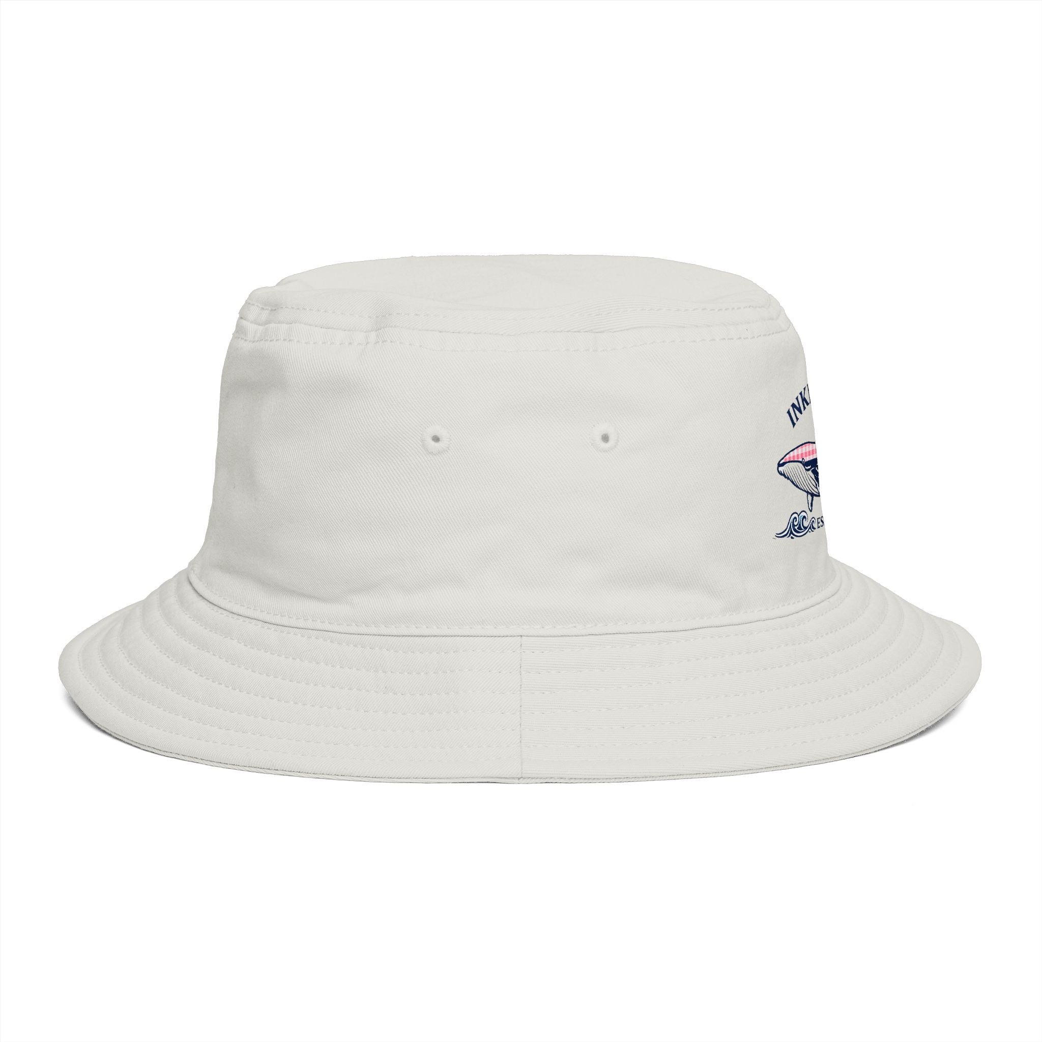 Whale Bucket Hat — Nautical Coastal Sun Hat