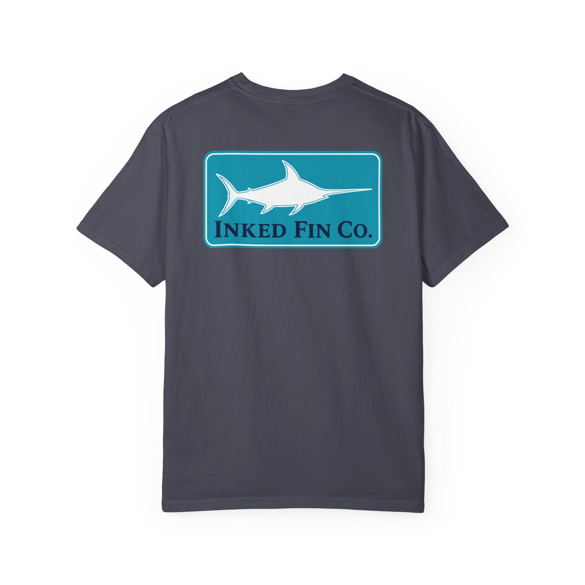 Swordfish Coastal Badge — Inked Fin Co. Graphic Crew Tee