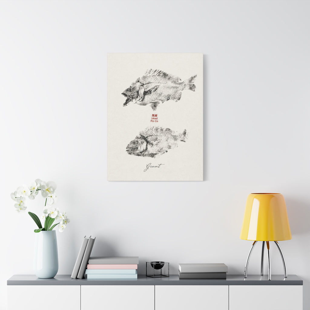 Grunt — An Original Inked Fin Co. Gyotaku