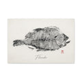 Flounder — Original Gyotaku by Inked Fin Co.