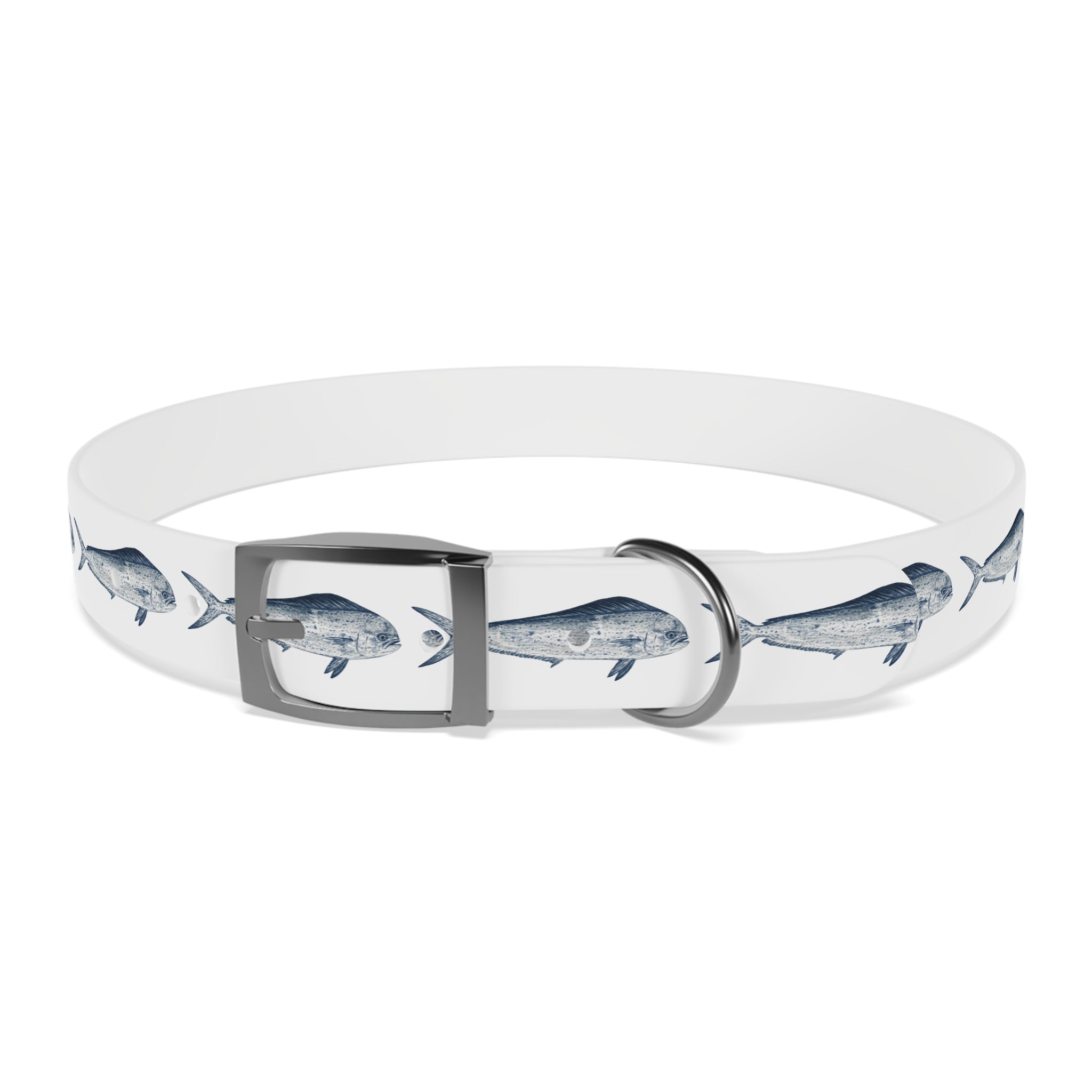 Mahi Gyotaku-Inspired Pet Collar