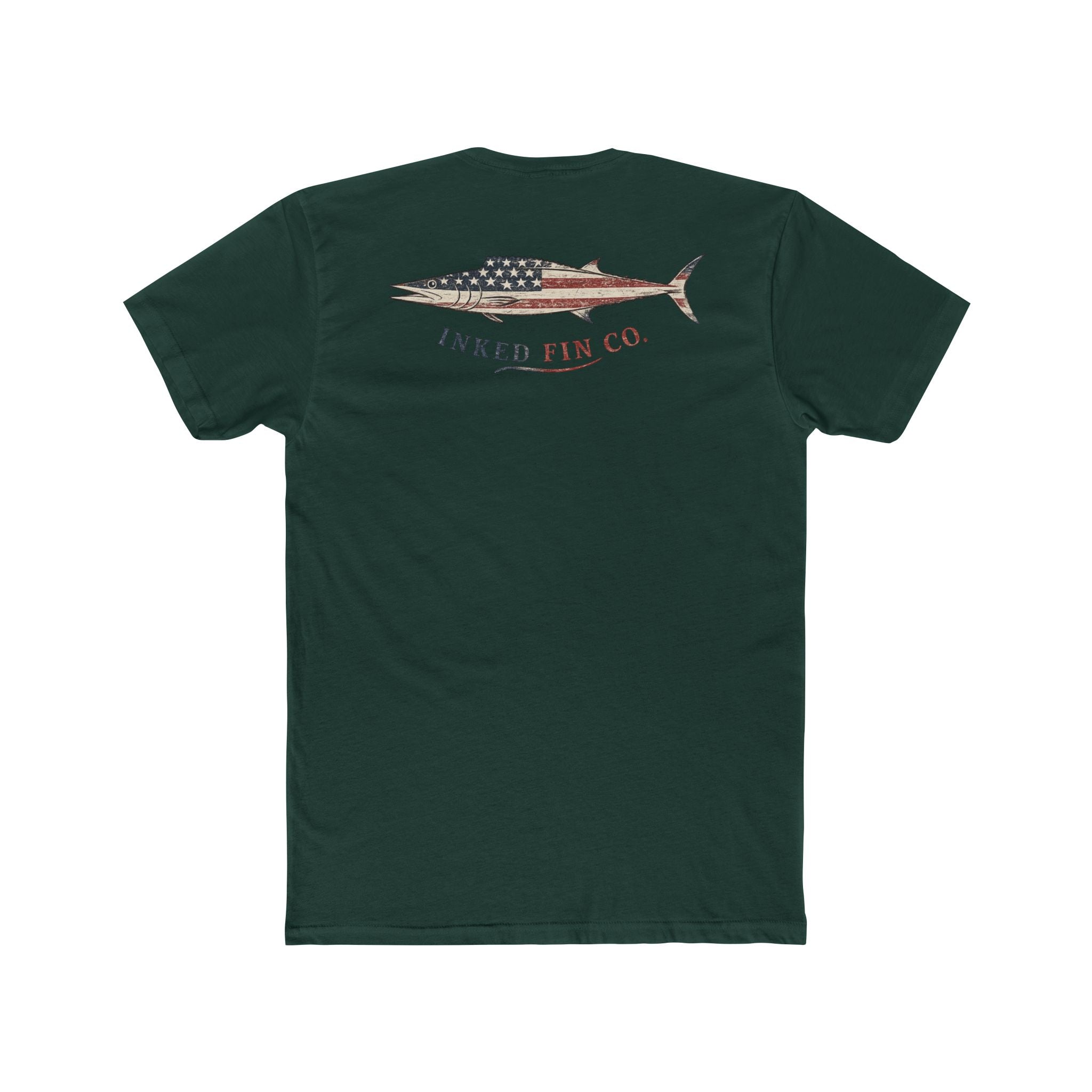 Wahoo Freedom — Inked Fin Co. Graphic Crew Tee