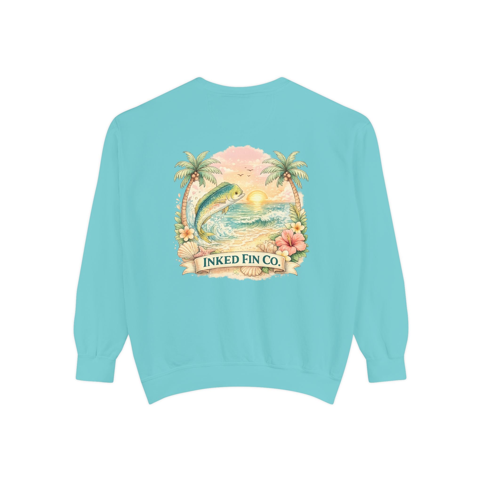 Tropical Mahi Sweatshirt — Sunset Palm Beach Crewneck