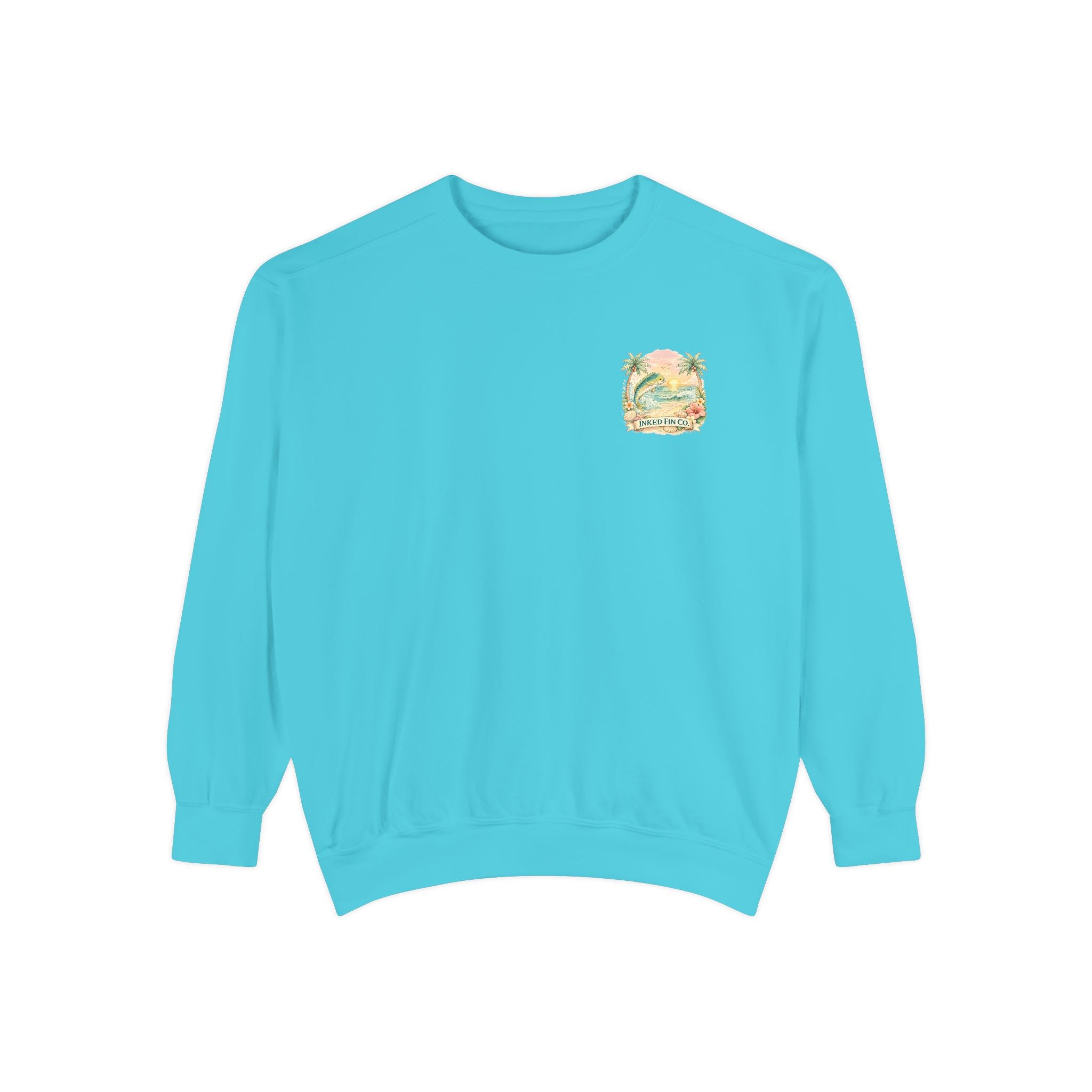 Tropical Mahi Sweatshirt — Sunset Palm Beach Crewneck
