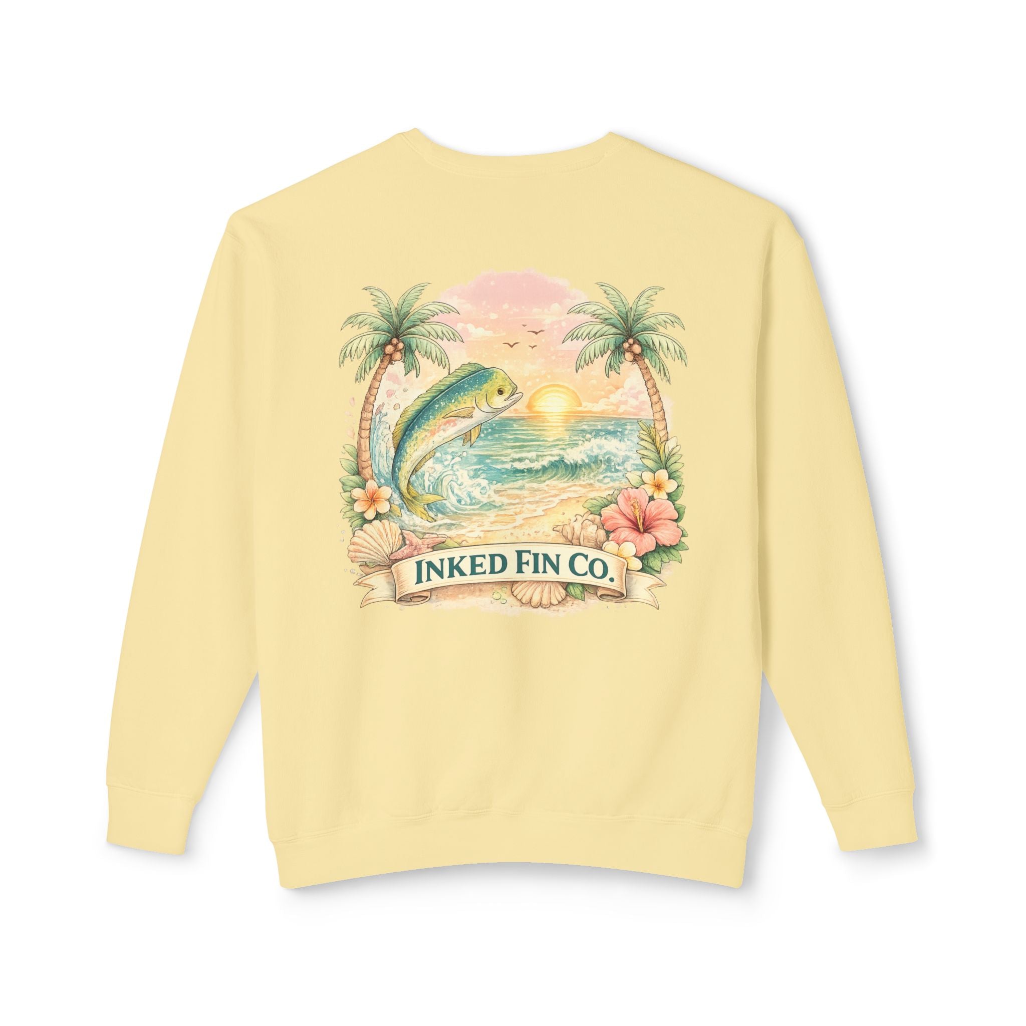 Tropical Mahi Sweatshirt — Sunset Palm Beach Crewneck