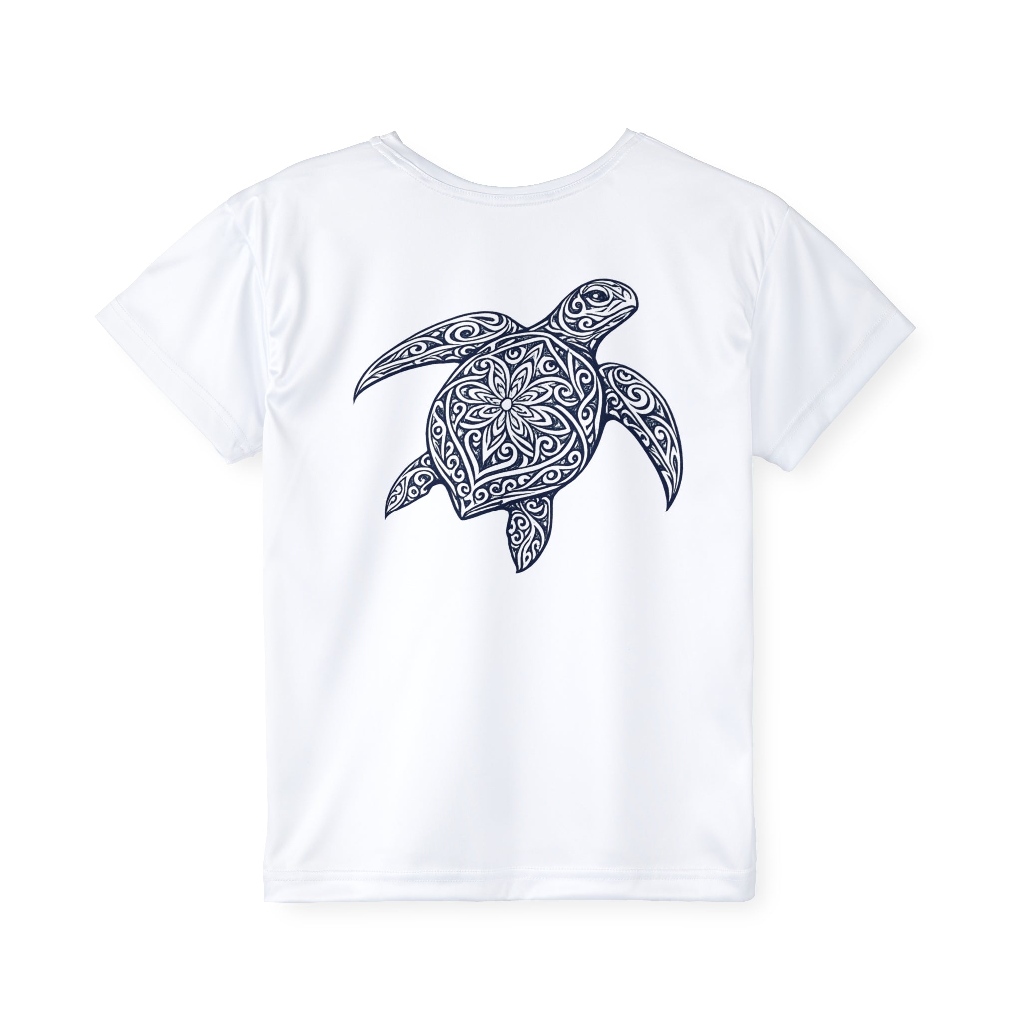 Tribal Green Sea Turtle Performance Tee