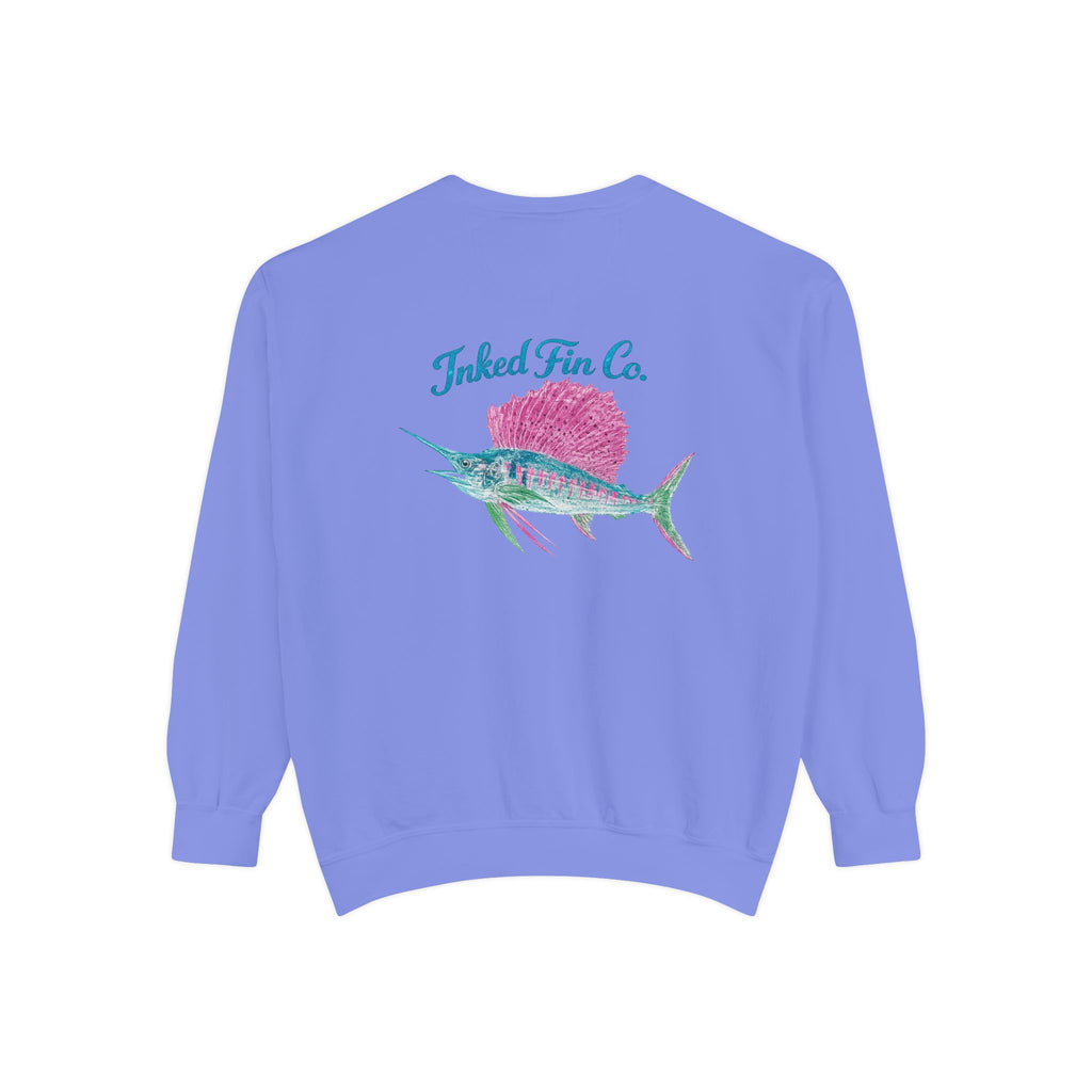 Tropical Sailfish Impressions Crewneck