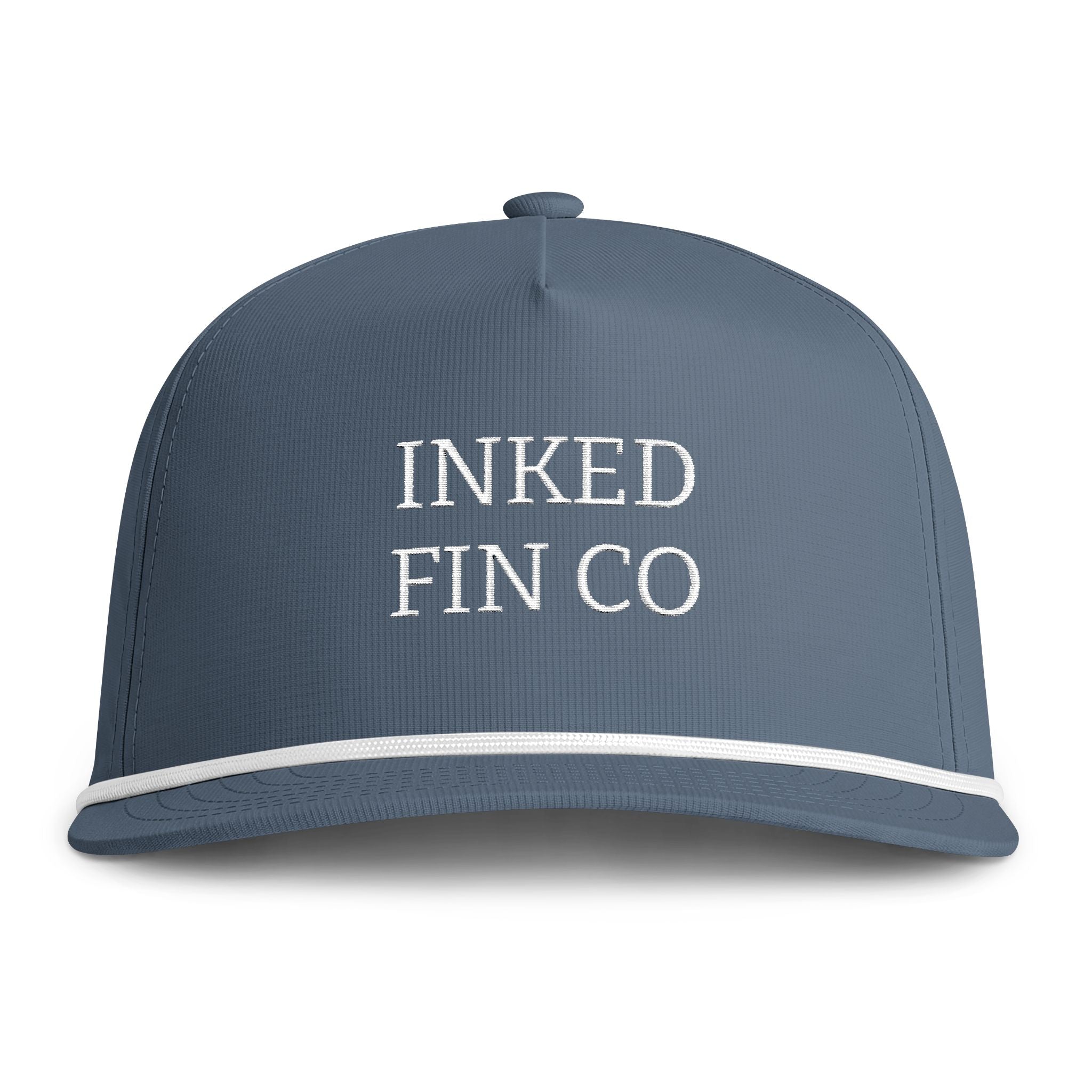 Inked Fin Co. Classic Coastal Sunwashed Rope Cap