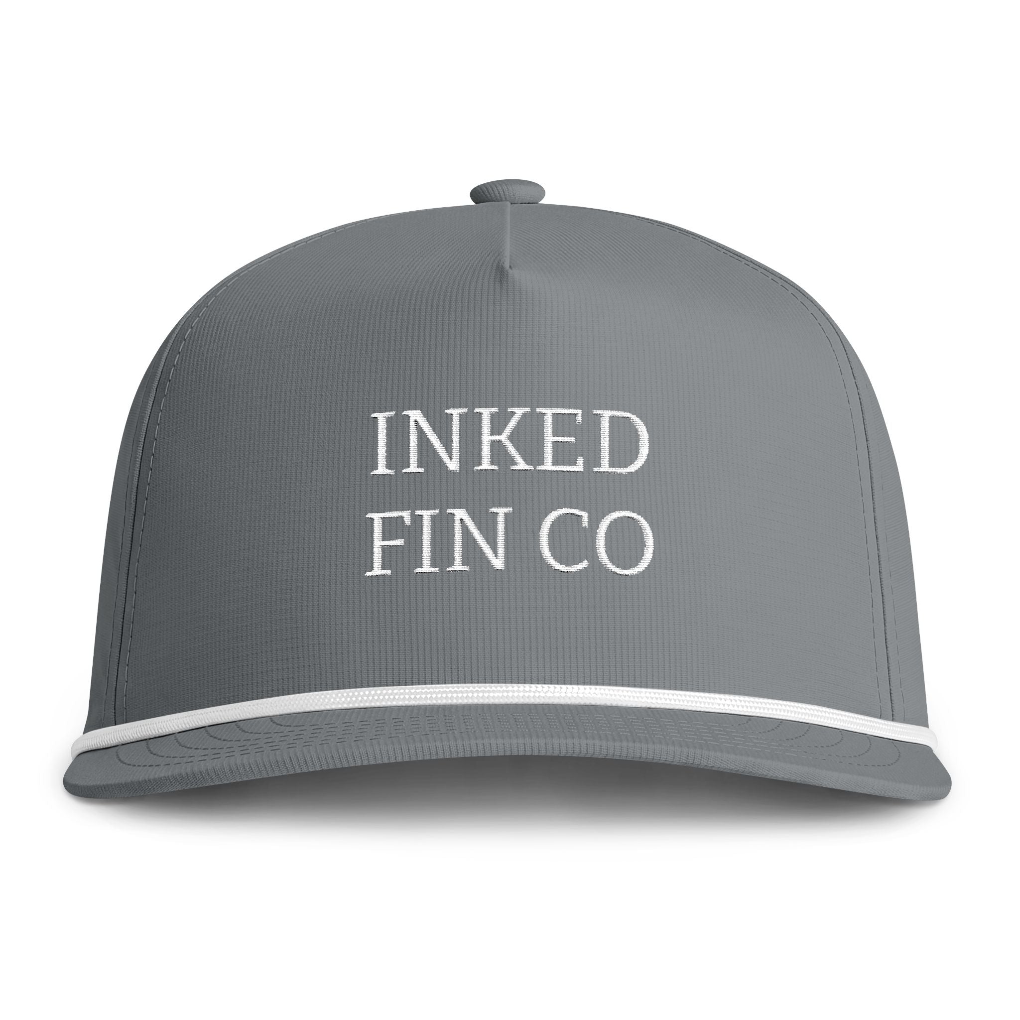 Inked Fin Co. Classic Coastal Sunwashed Rope Cap