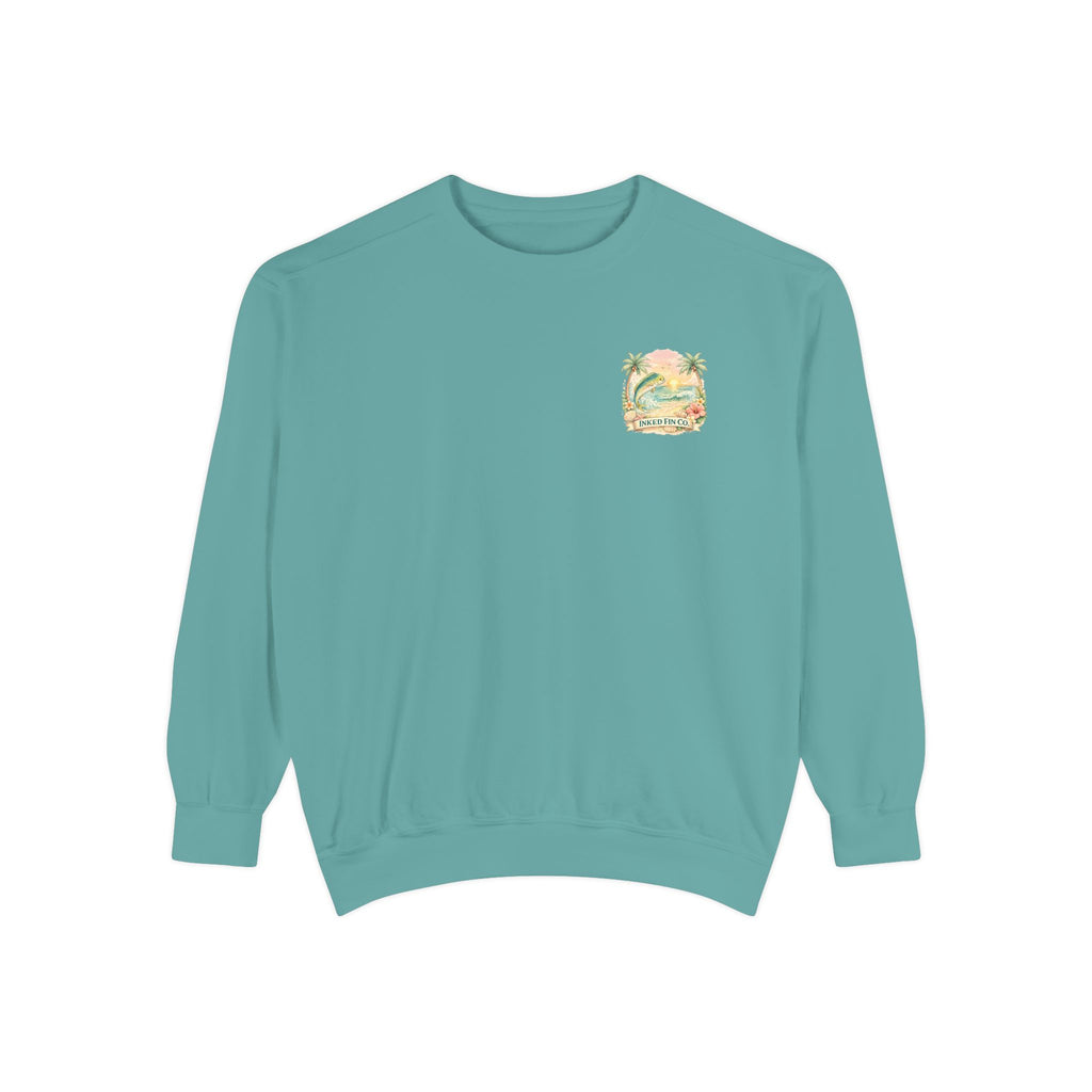 Tropical Mahi Sweatshirt — Sunset Palm Beach Crewneck