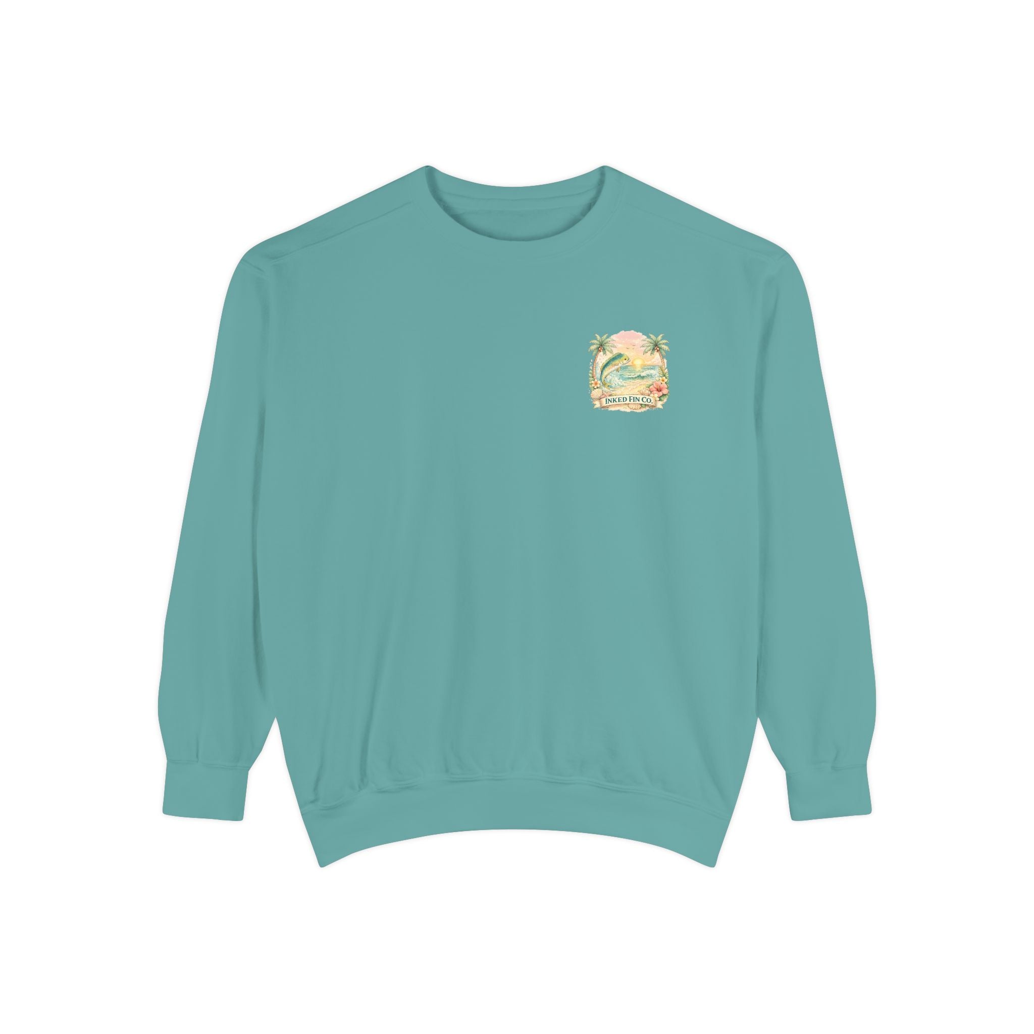 Tropical Mahi Sweatshirt — Sunset Palm Beach Crewneck