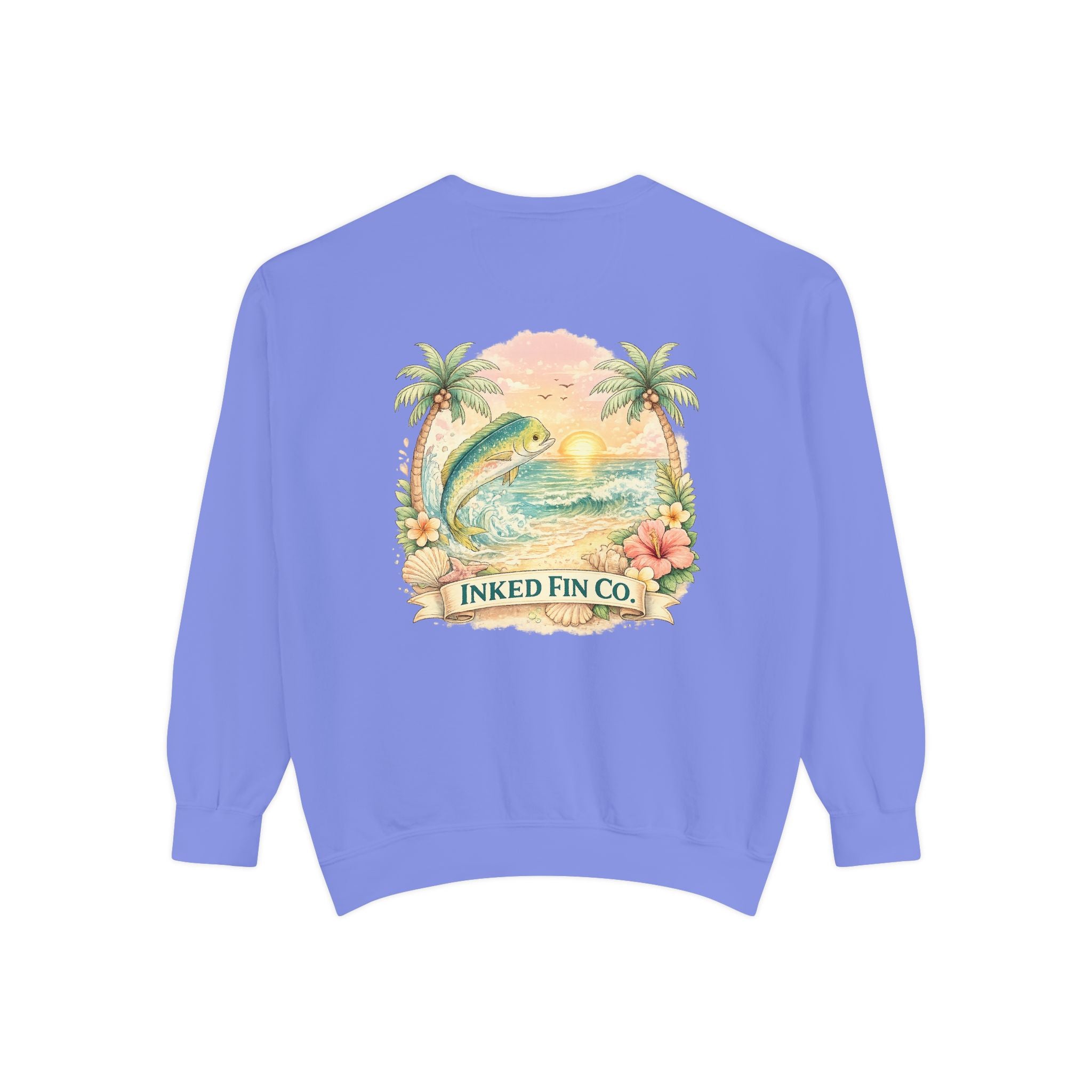 Tropical Mahi Sweatshirt — Sunset Palm Beach Crewneck