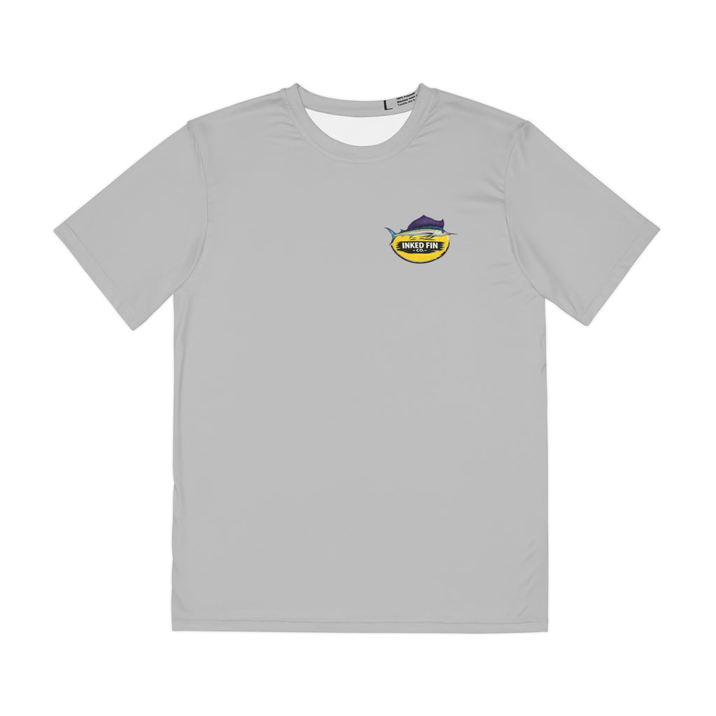 Shark Fin Tee — 'Into the Deep' Graphic Fishing Shirt