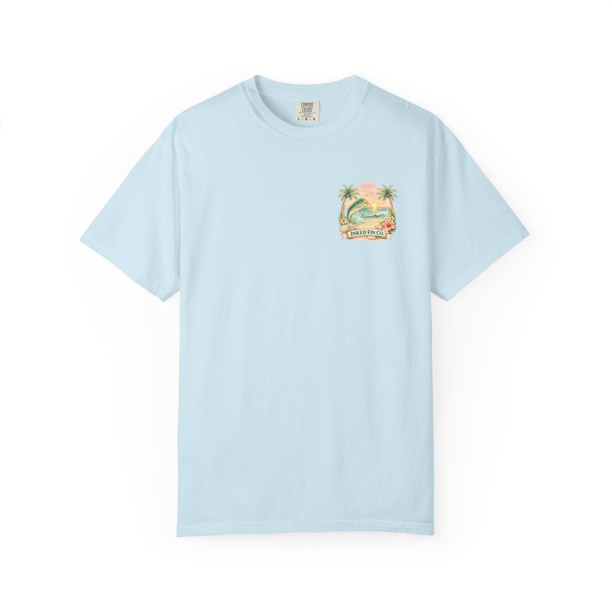 Tropical Surf Fish Graphic "Inked Fin Co." | Beach Vacation Tee
