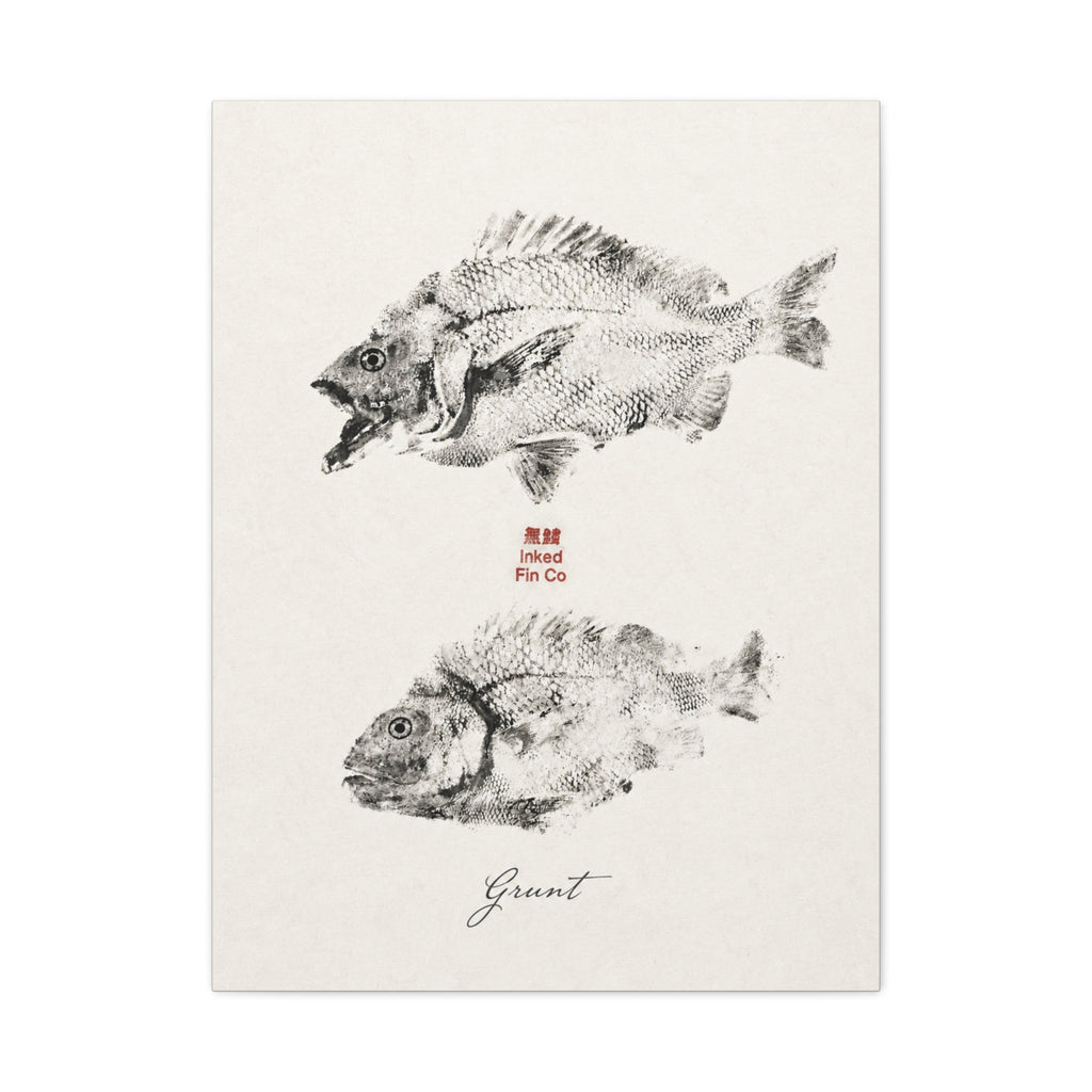 Grunt — An Original Inked Fin Co. Gyotaku