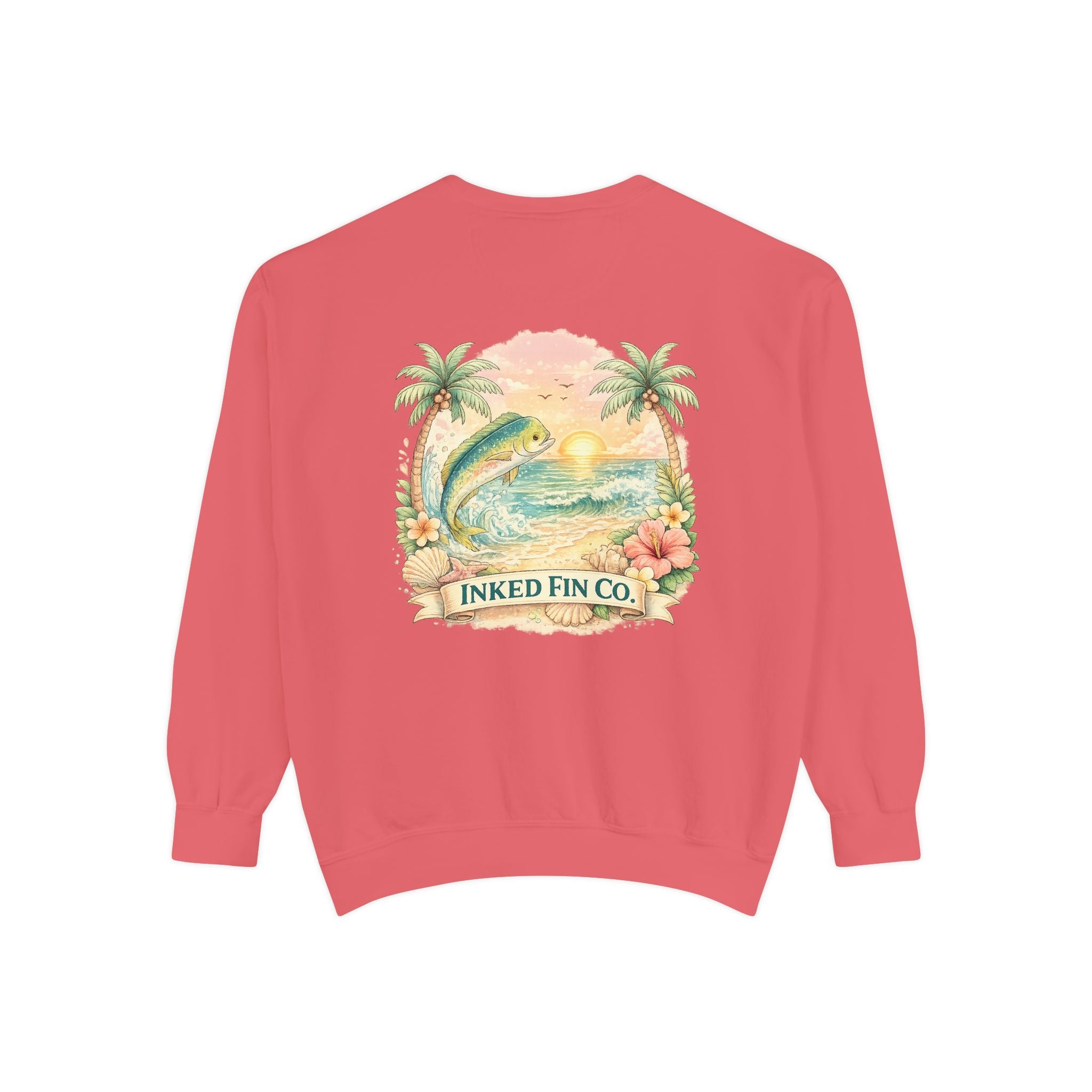 Tropical Mahi Sweatshirt — Sunset Palm Beach Crewneck