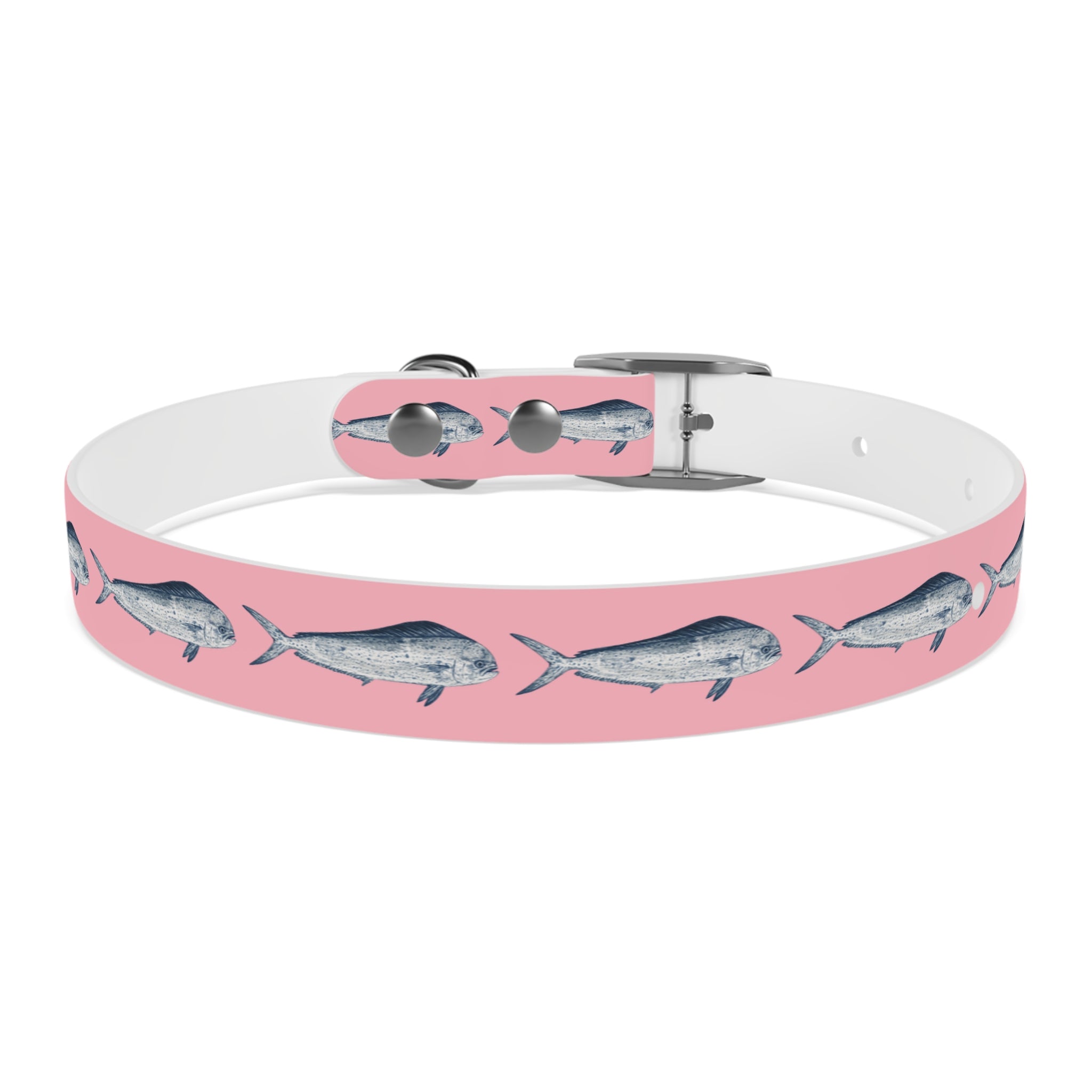 Mahi Gyotaku-Inspired Pet Collar