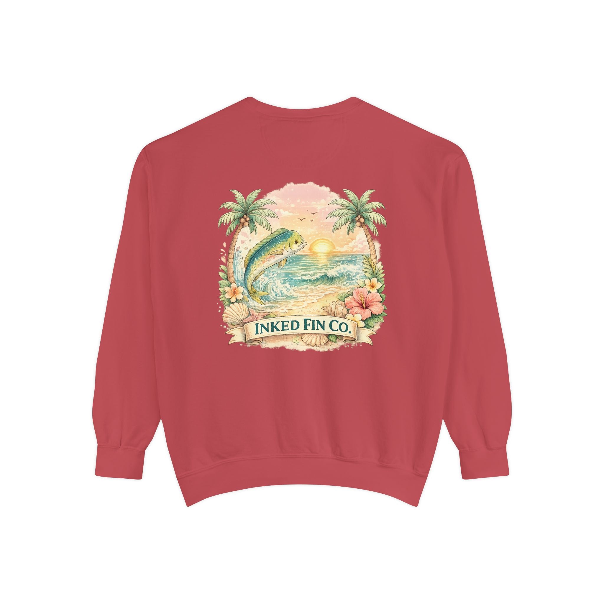 Tropical Mahi Sweatshirt — Sunset Palm Beach Crewneck