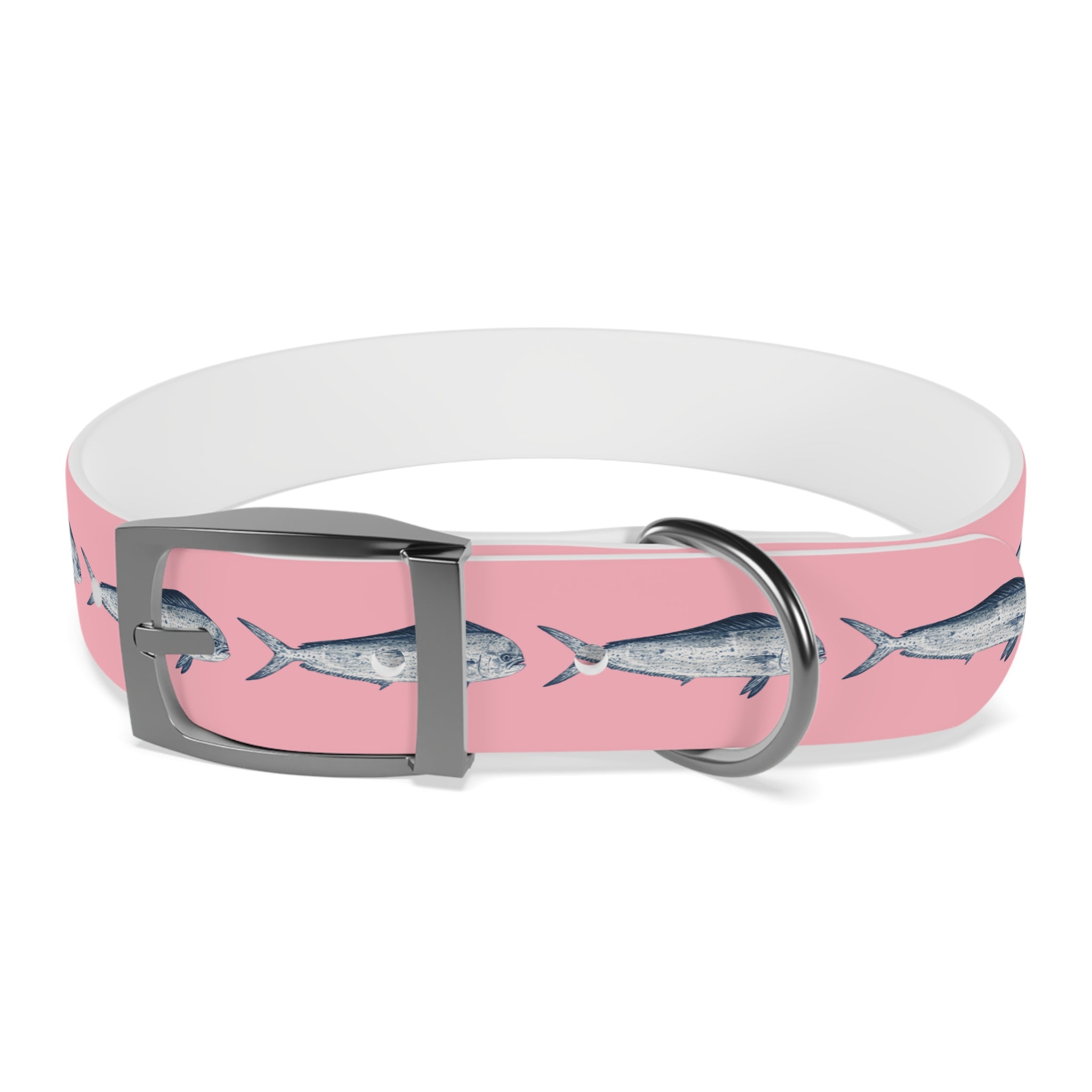 Mahi Gyotaku-Inspired Pet Collar