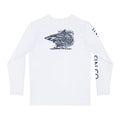 Coastal Tribal - Navy Blue & Gray Long Sleeve