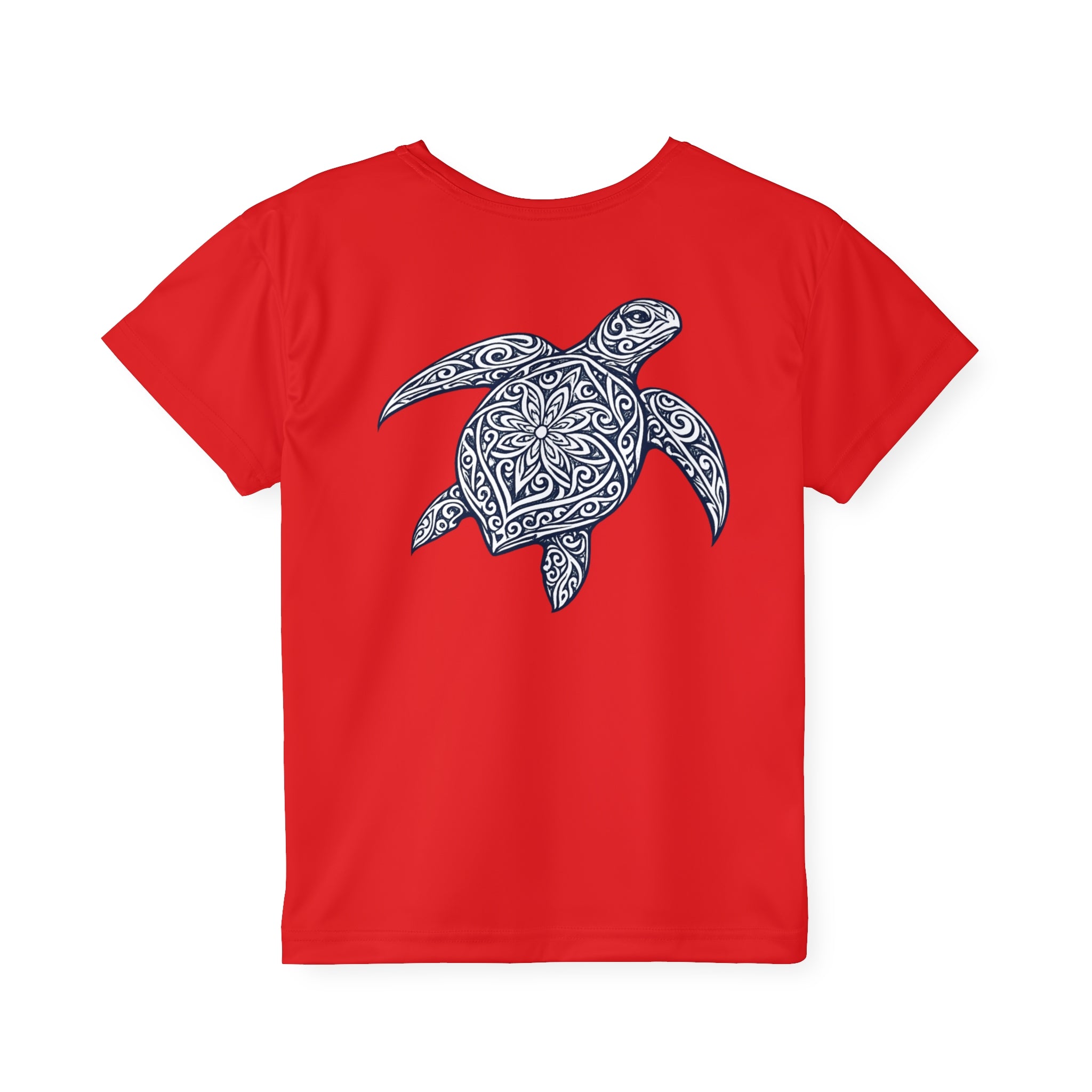Tribal Green Sea Turtle Performance Tee