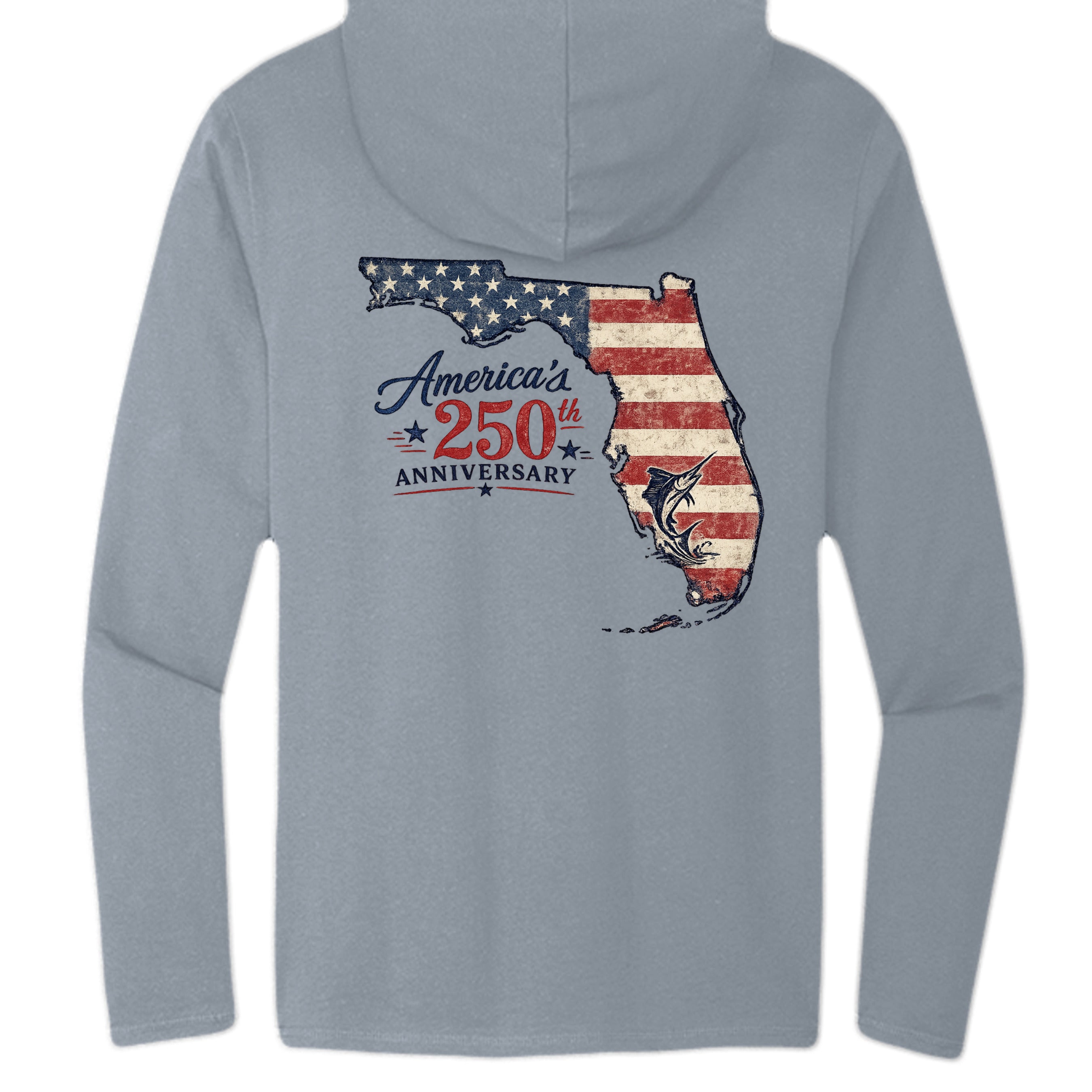 Flint Blue Heather - DT571 - BACK