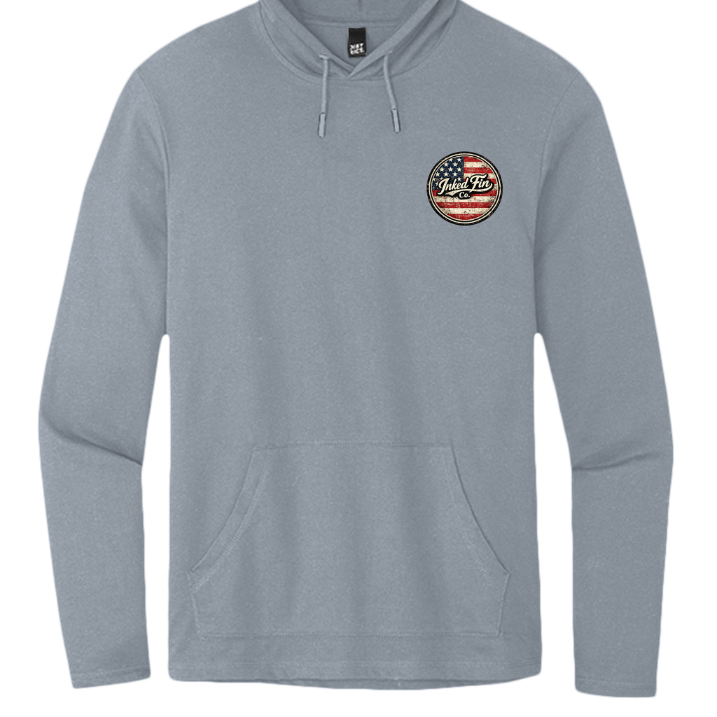Flint Blue Heather - DT571 - FRONT